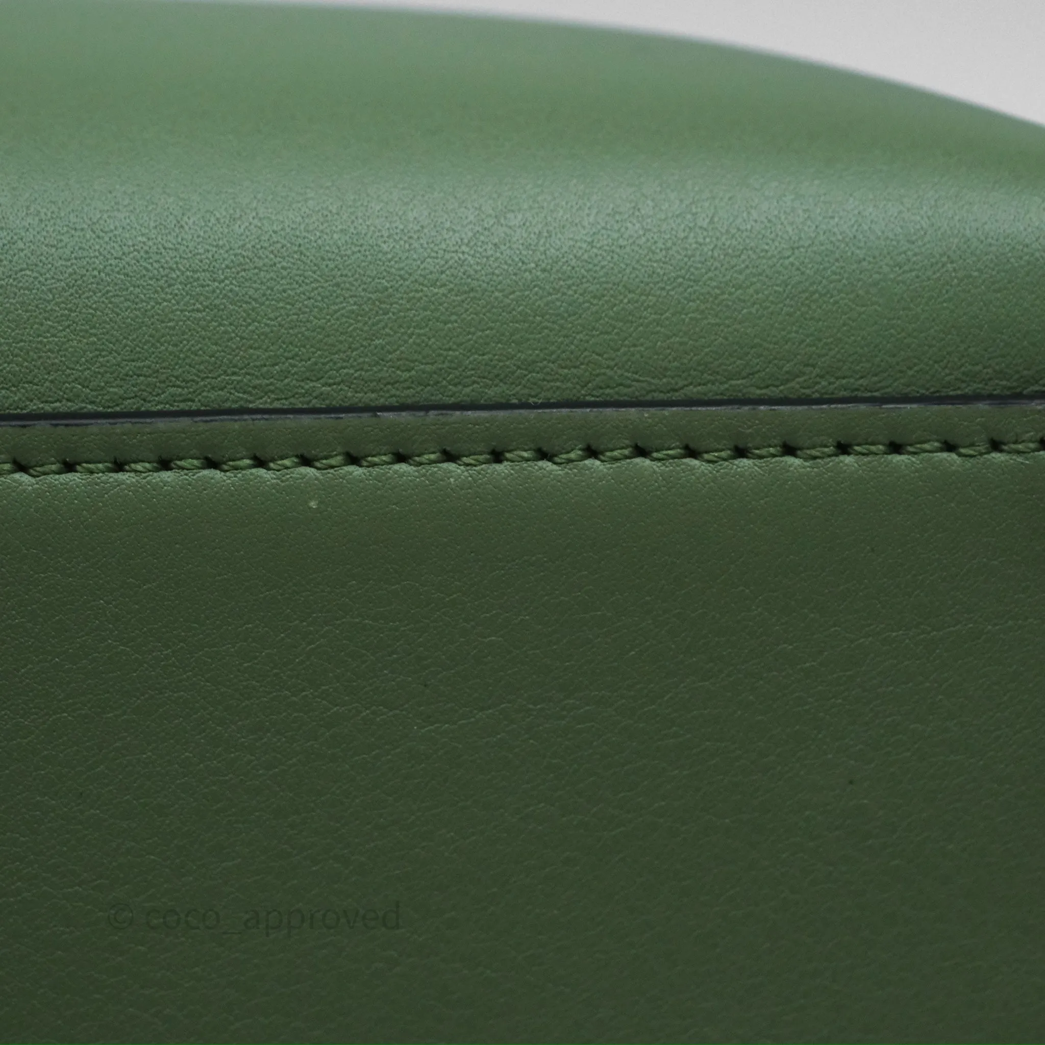 Loewe Small Anagram Tote In Rosemary Green Calfskin