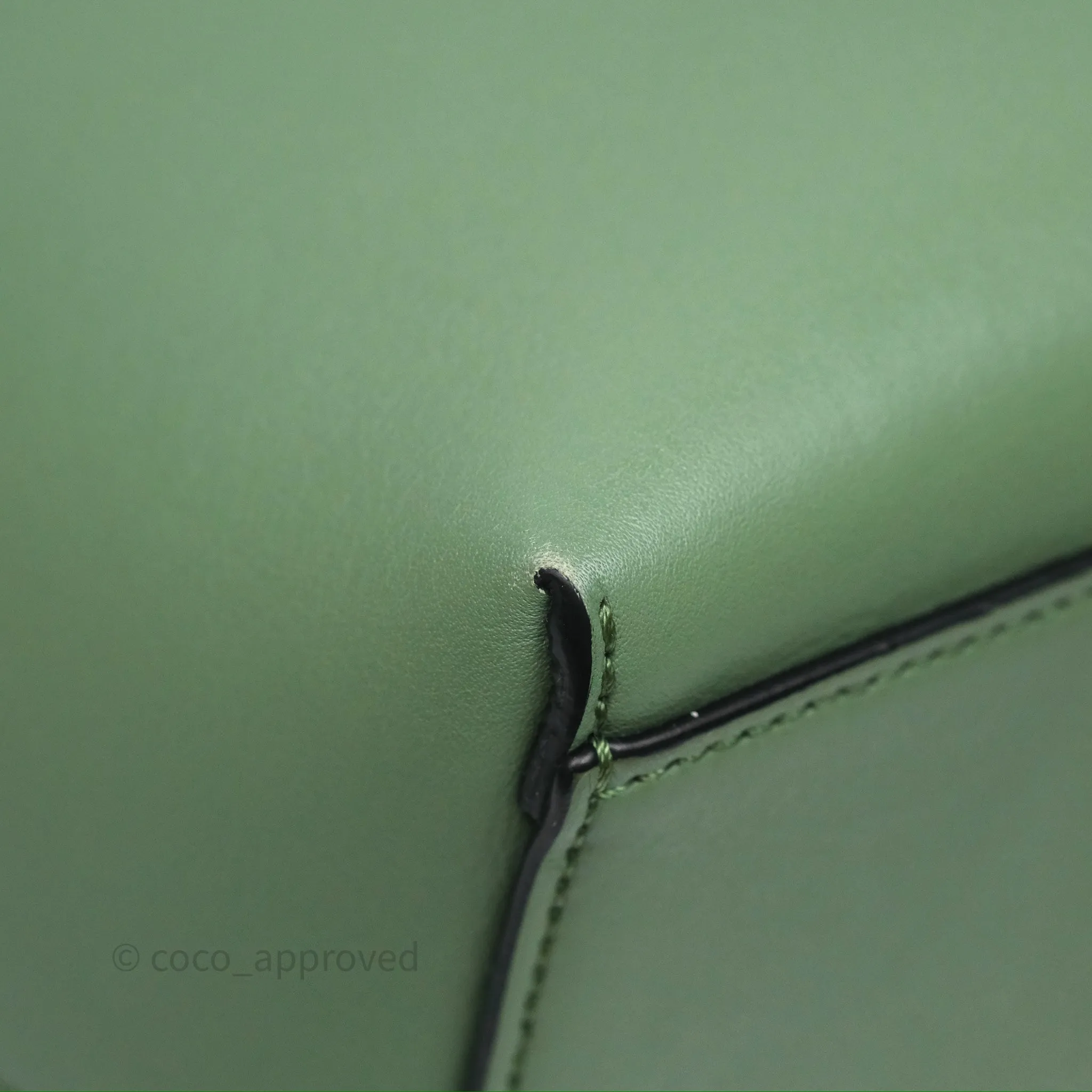 Loewe Small Anagram Tote In Rosemary Green Calfskin