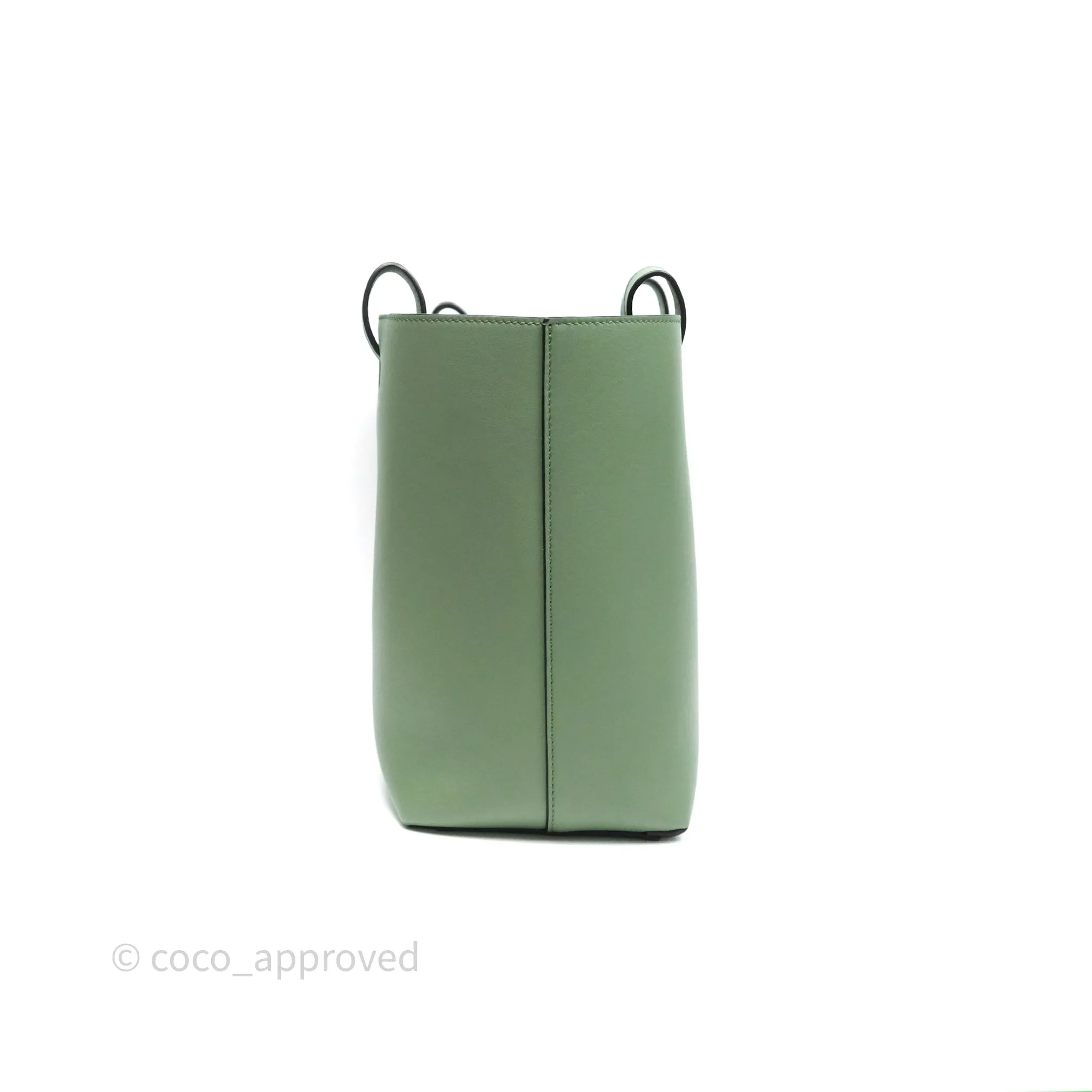 Loewe Small Anagram Tote In Rosemary Green Calfskin