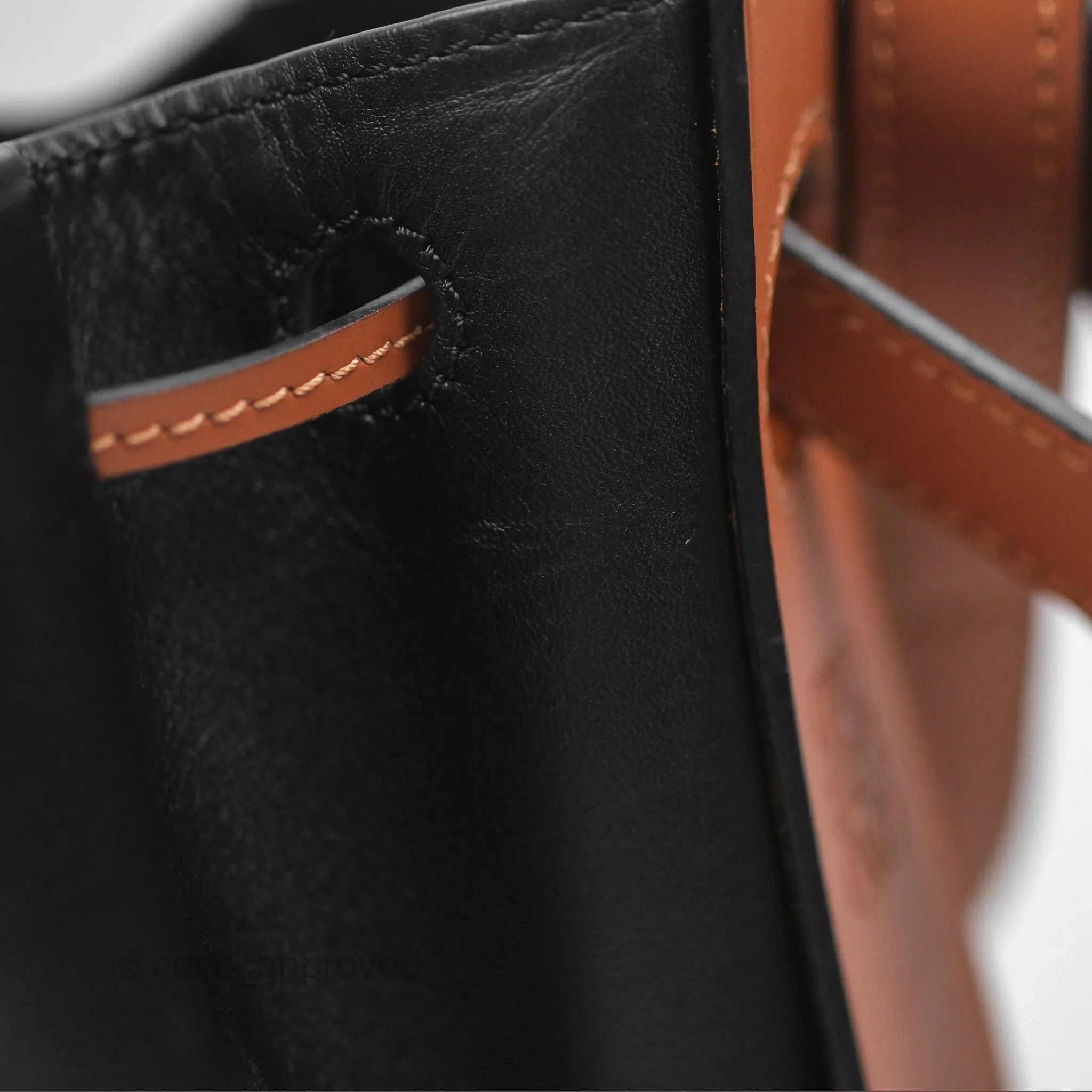 Loewe Small Balloon Bucket Bag Black Tan Calfskin