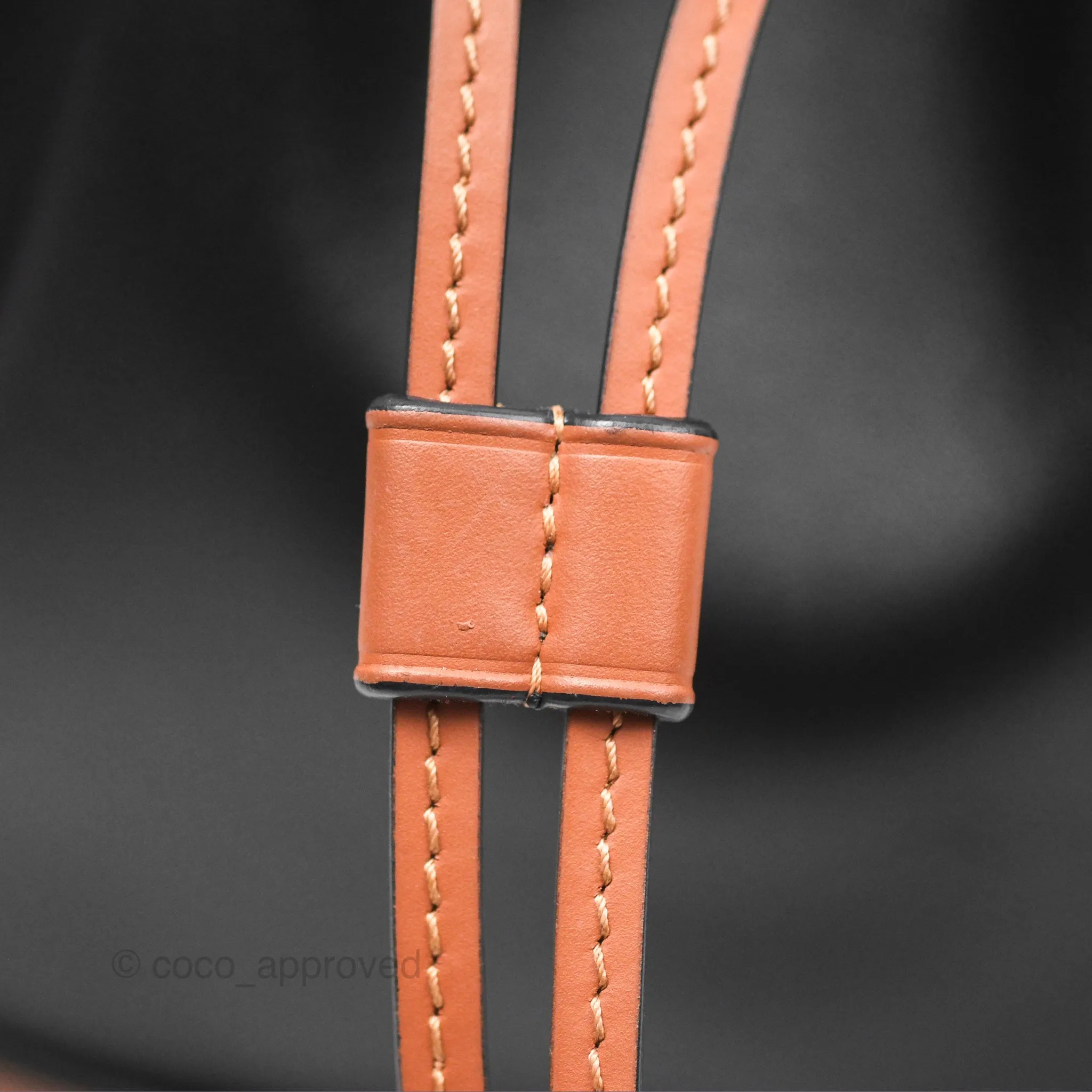 Loewe Small Balloon Bucket Bag Black Tan Calfskin