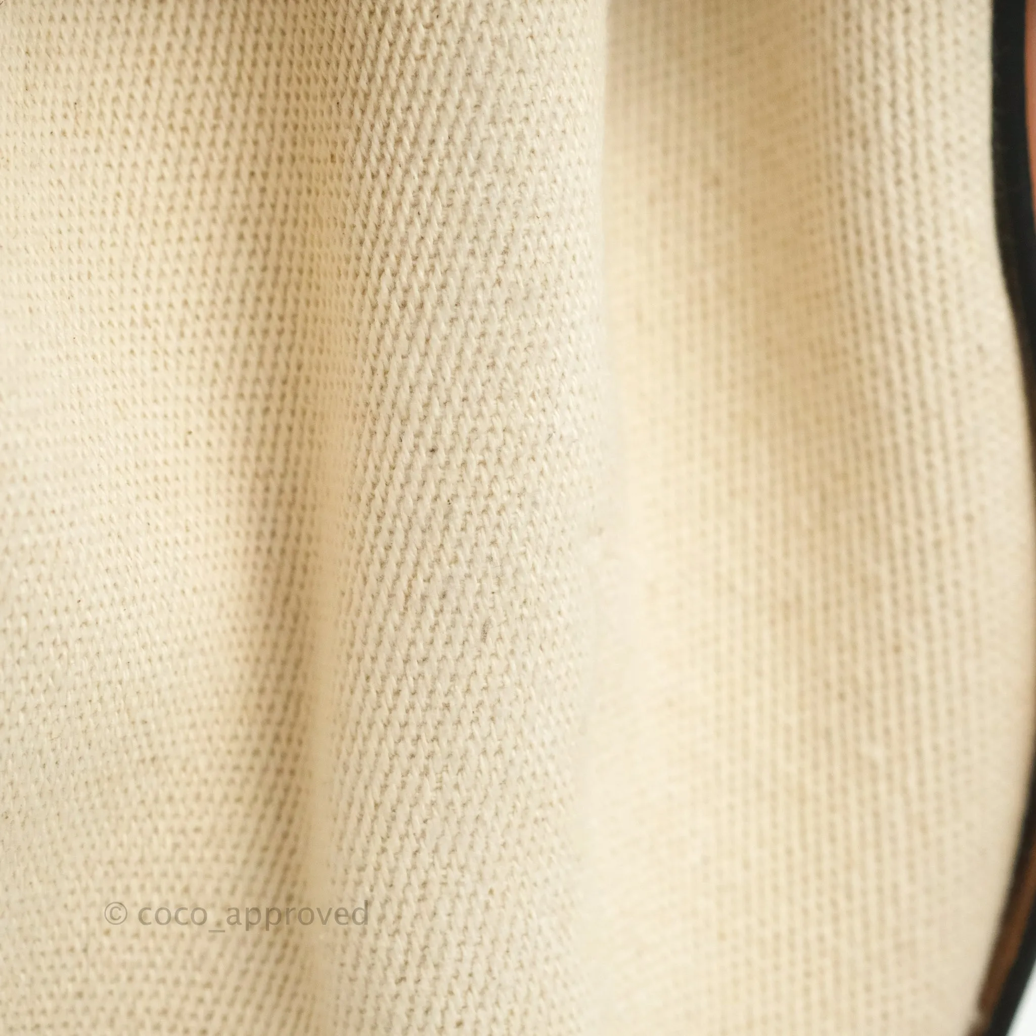 Loewe Small Balloon Bucket Bag Canvas Tan Calfskin