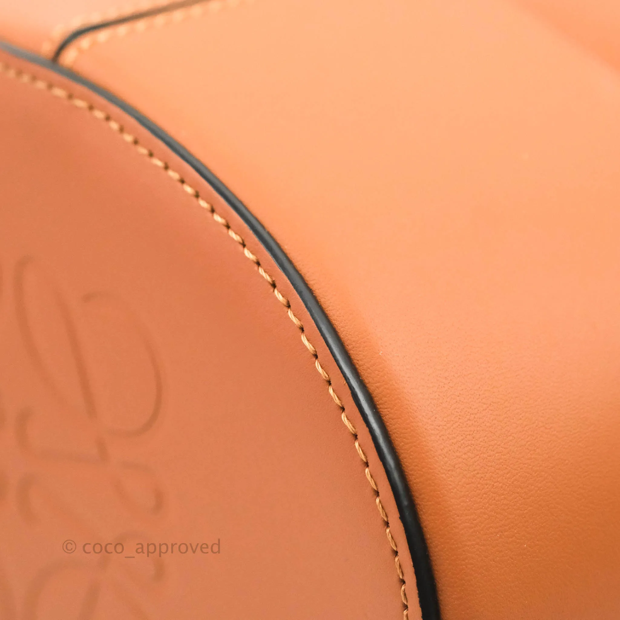 Loewe Small Balloon Bucket Bag Tan Calfskin