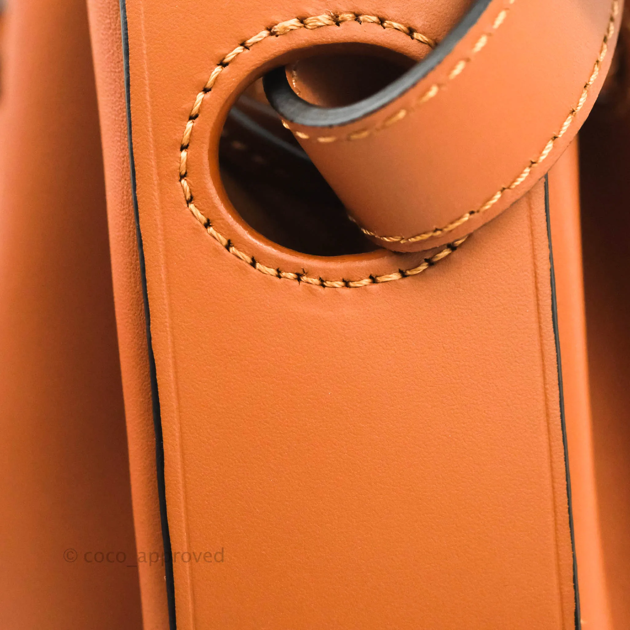 Loewe Small Balloon Bucket Bag Tan Calfskin