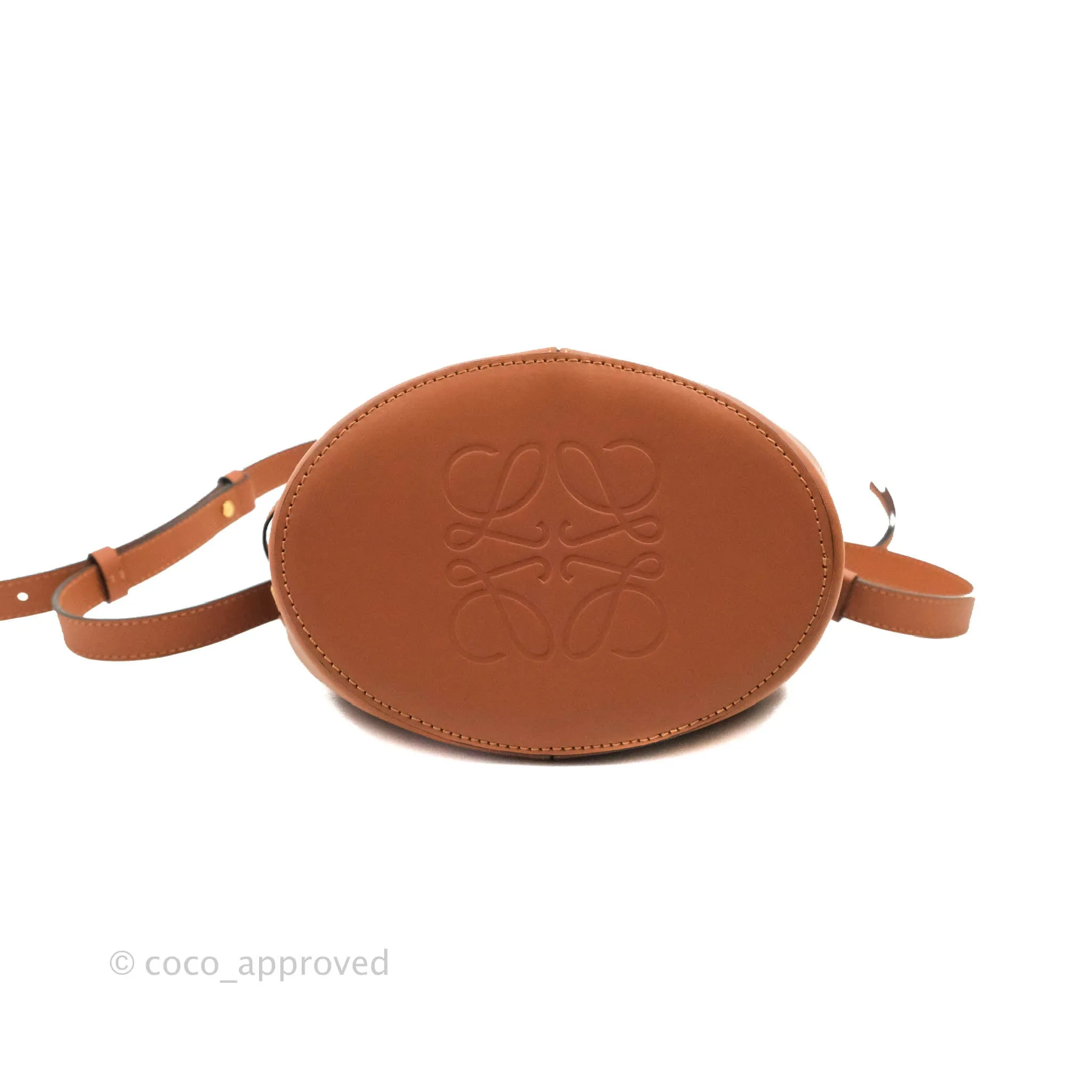 Loewe Small Balloon Bucket Bag Tan Calfskin
