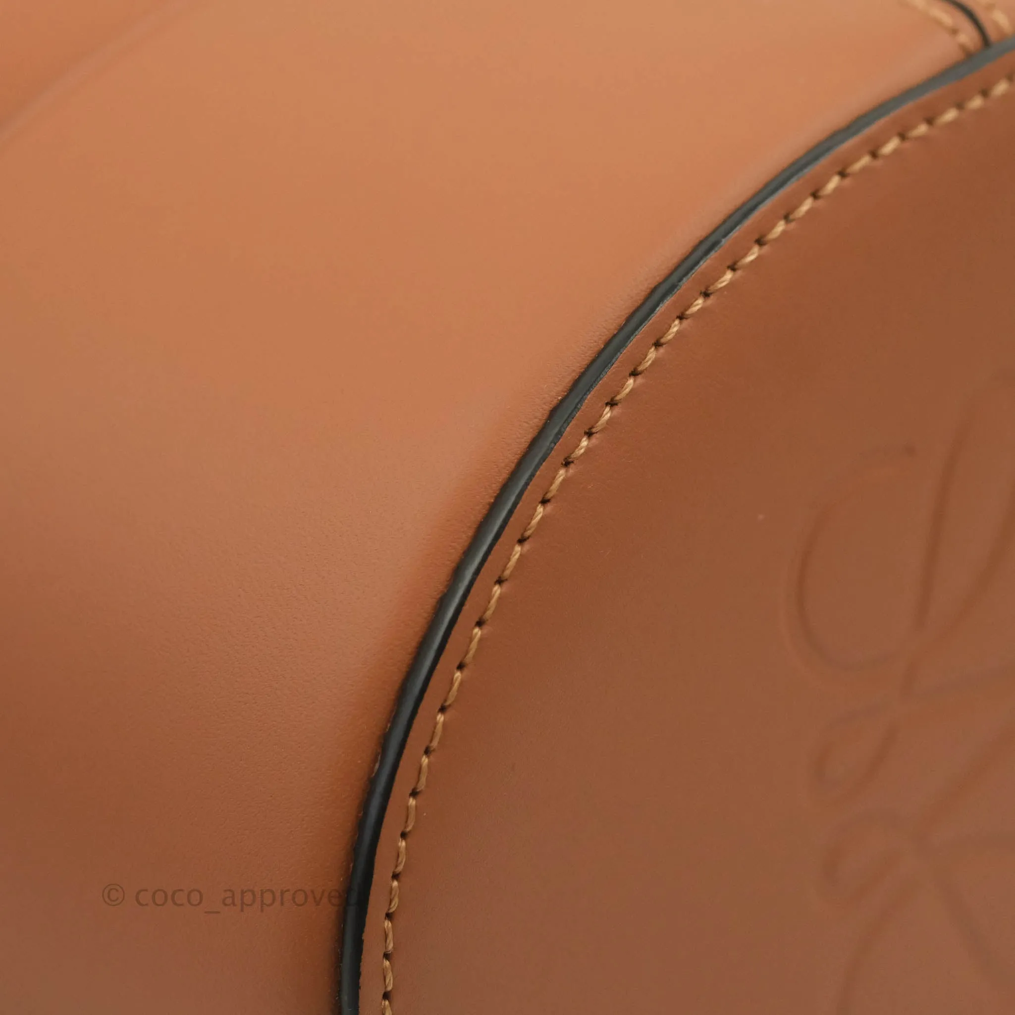 Loewe Small Balloon Bucket Bag Tan Calfskin