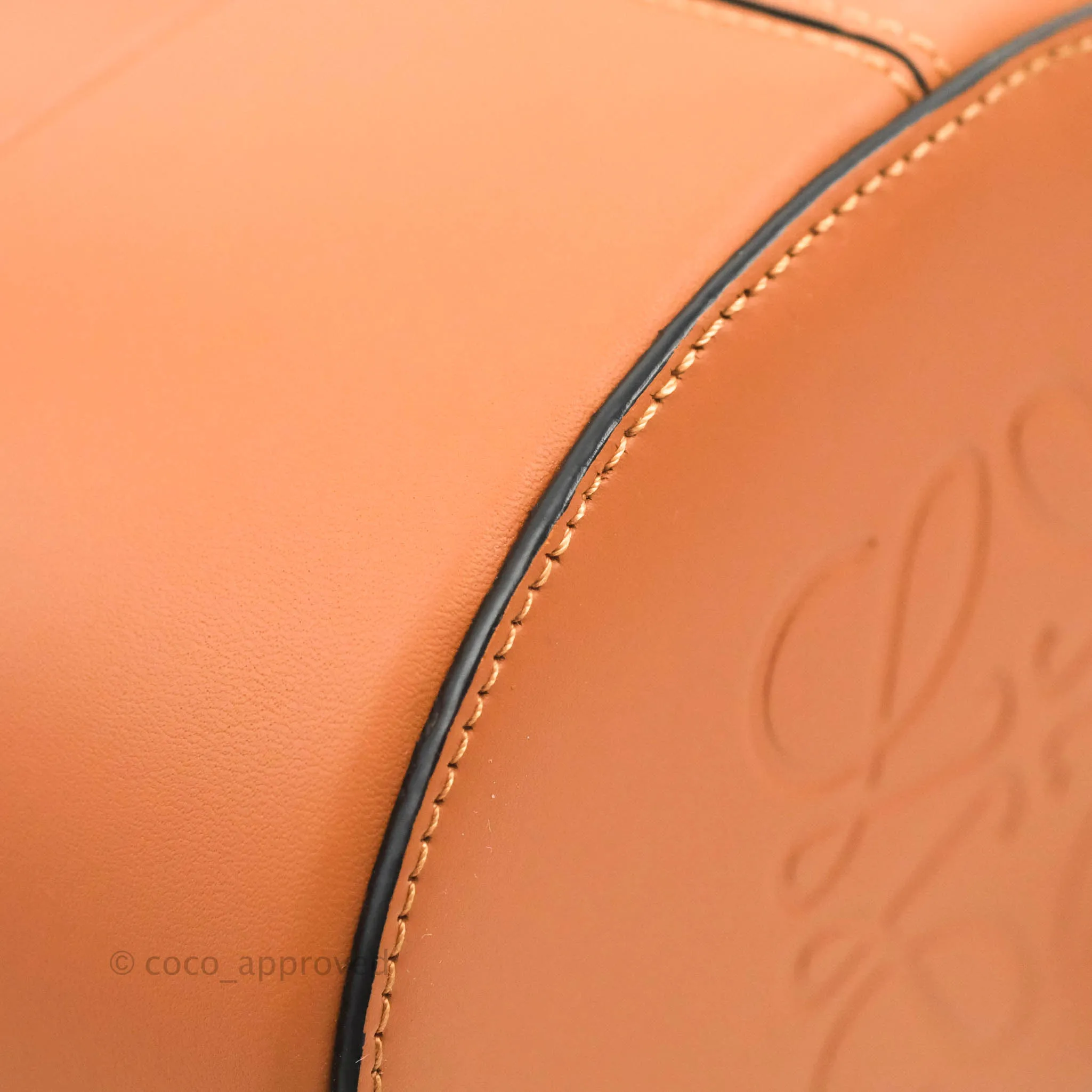Loewe Small Balloon Bucket Bag Tan Calfskin