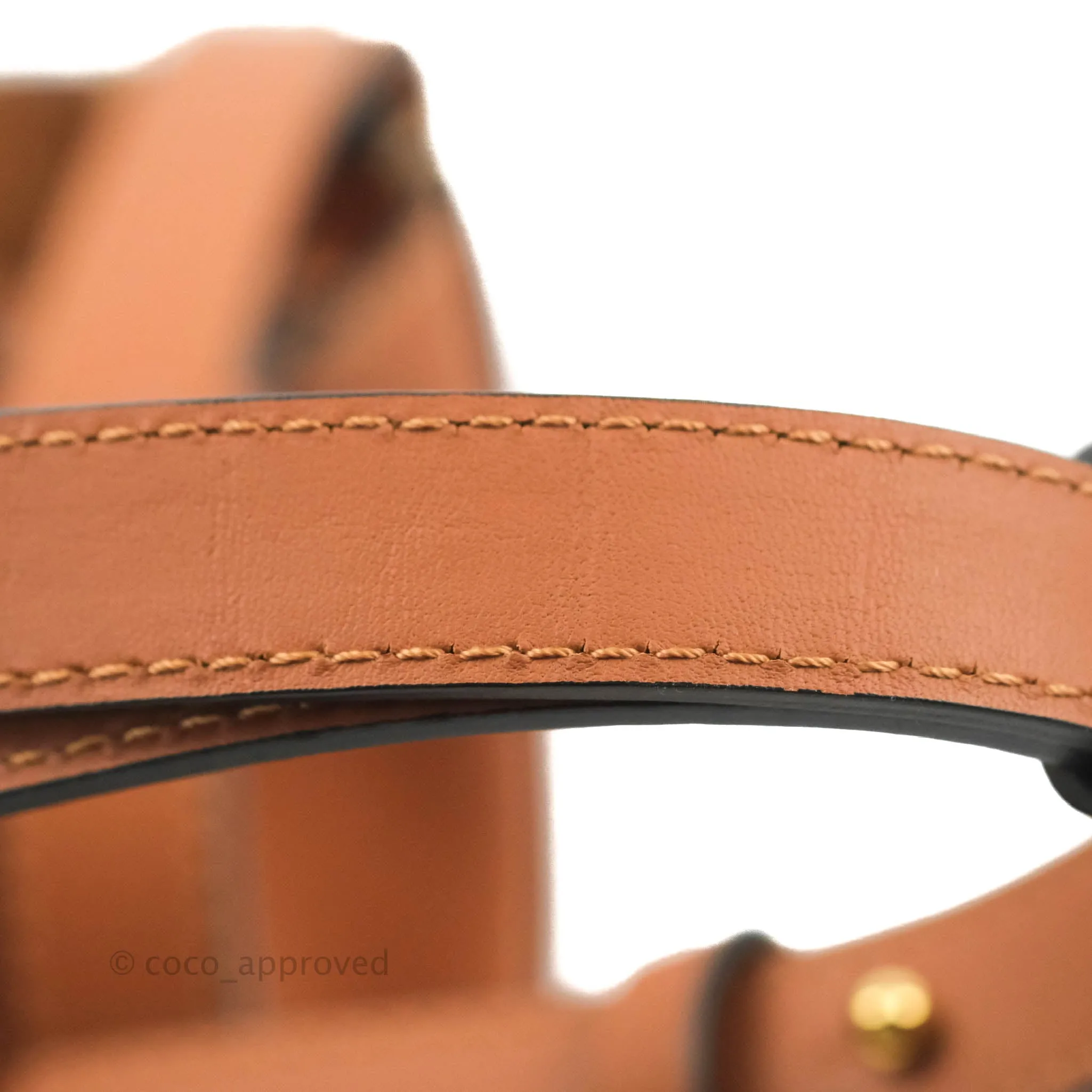 Loewe Small Balloon Bucket Bag Tan Calfskin