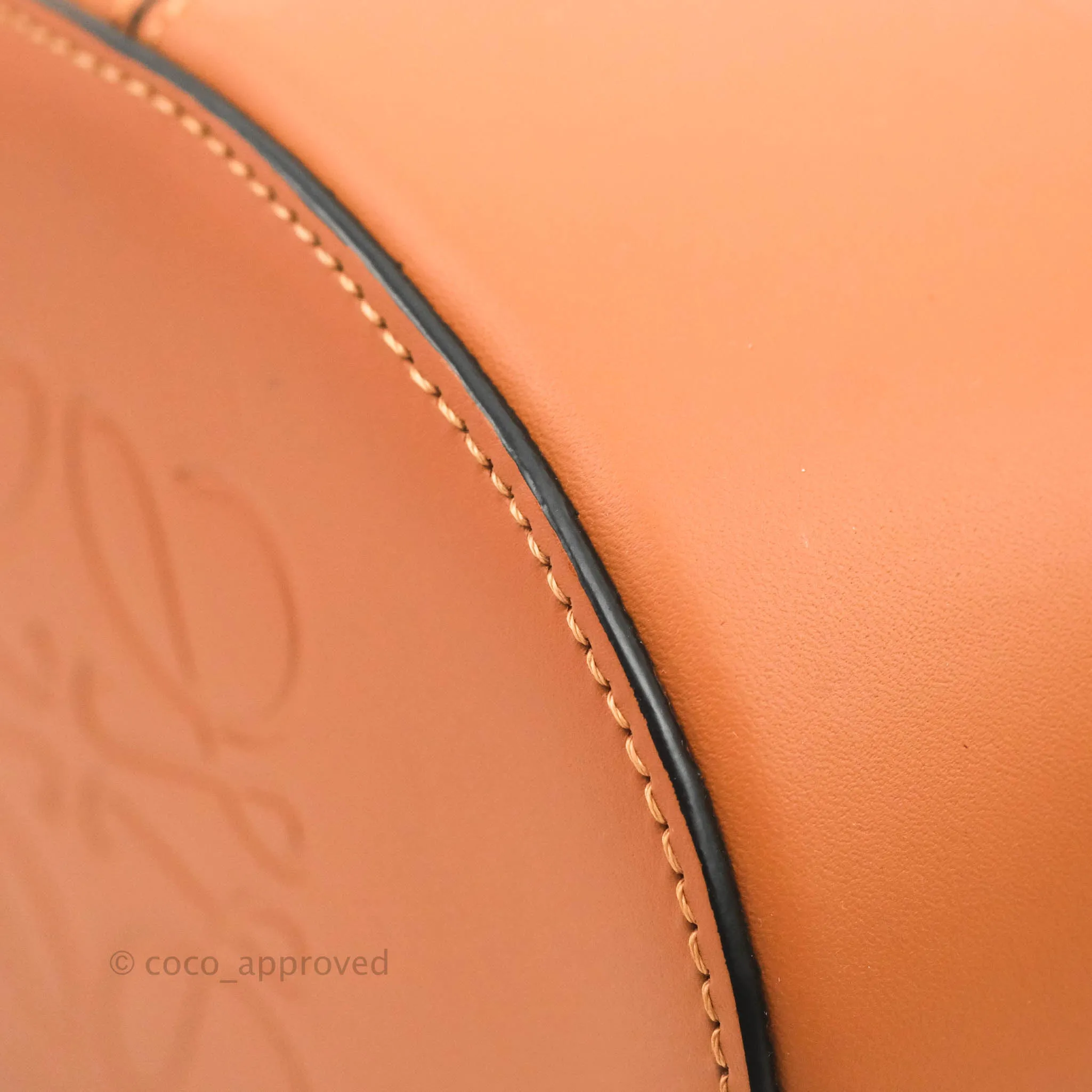 Loewe Small Balloon Bucket Bag Tan Calfskin