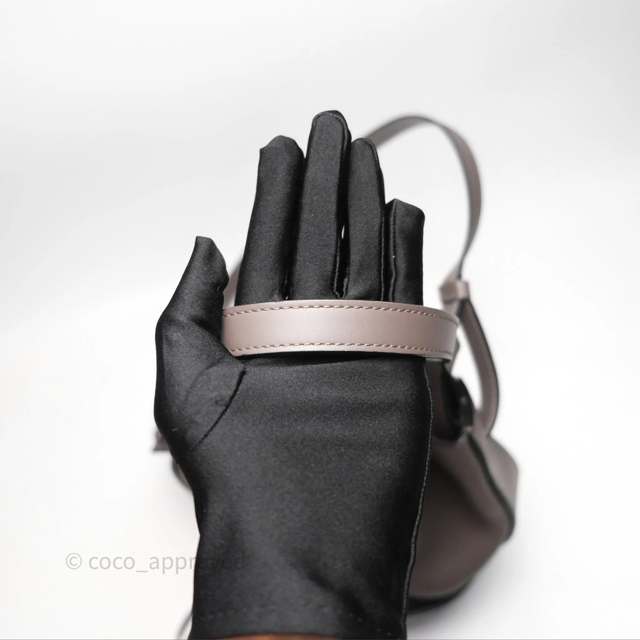 Loewe Small Balloon Bucket Bag Taupe Grained Calfskin