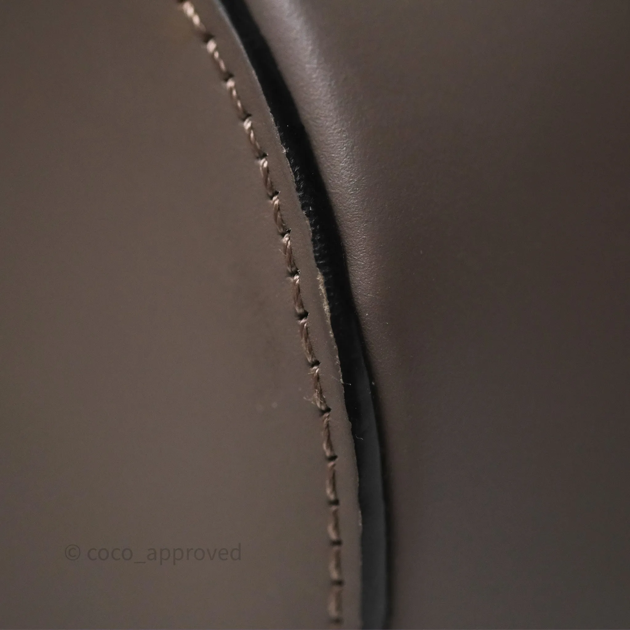 Loewe Small Balloon Bucket Bag Taupe Grained Calfskin