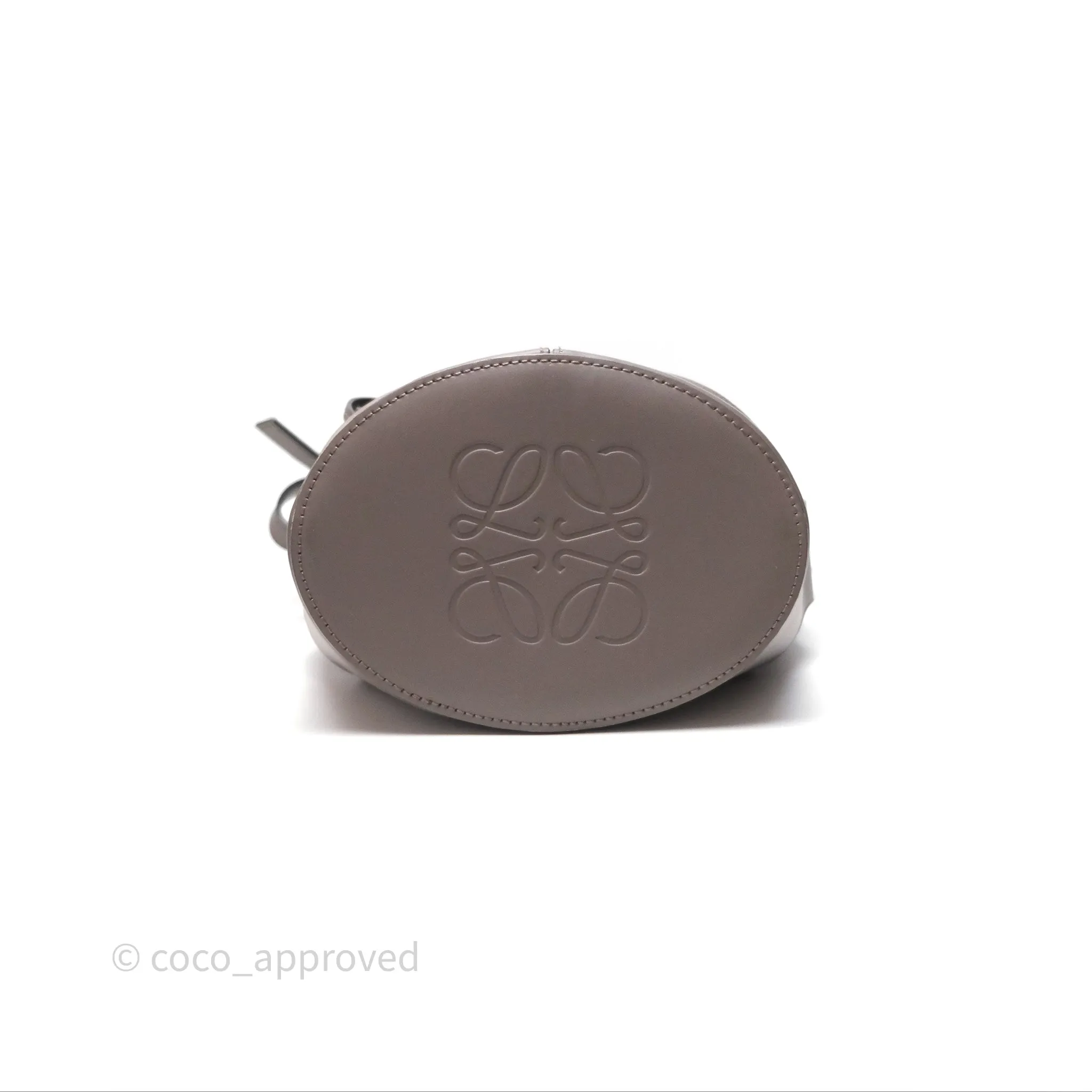 Loewe Small Balloon Bucket Bag Taupe Grained Calfskin