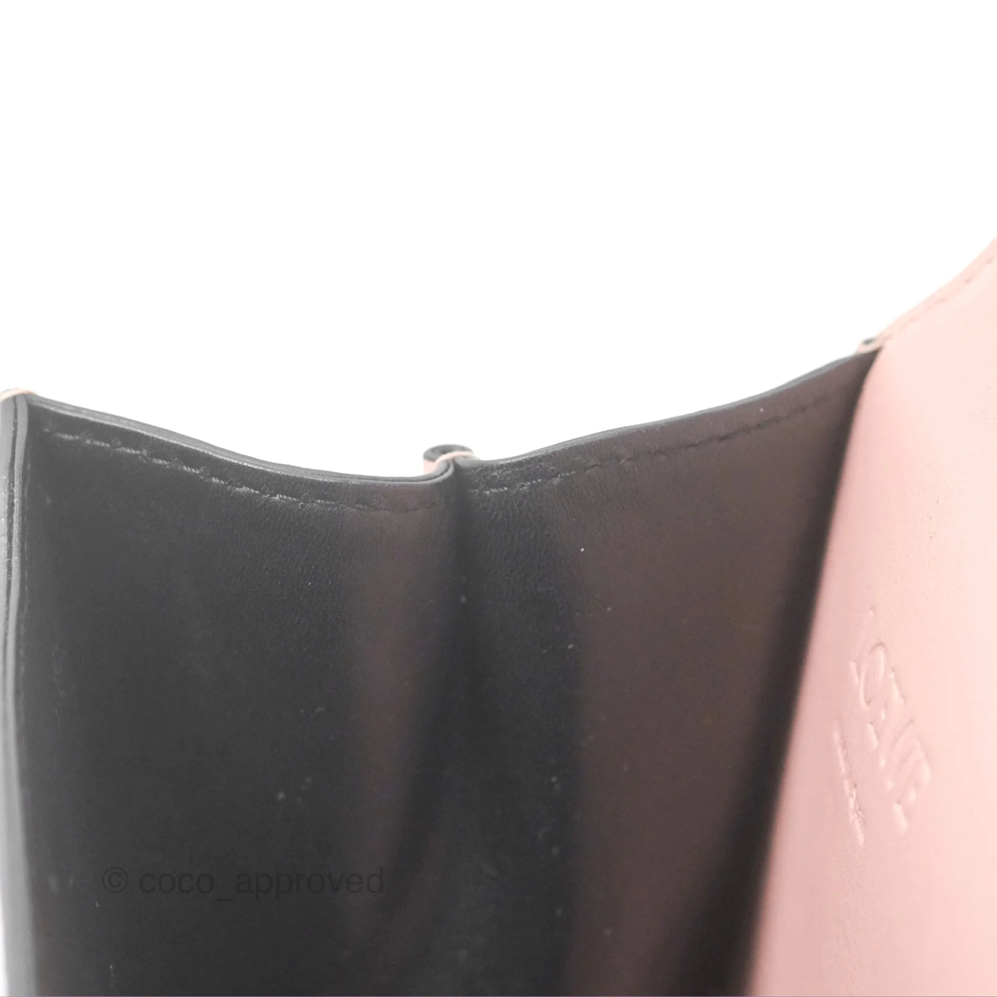 Loewe Small Barcelona Pink White Checkered Calfskin Silver Hardware