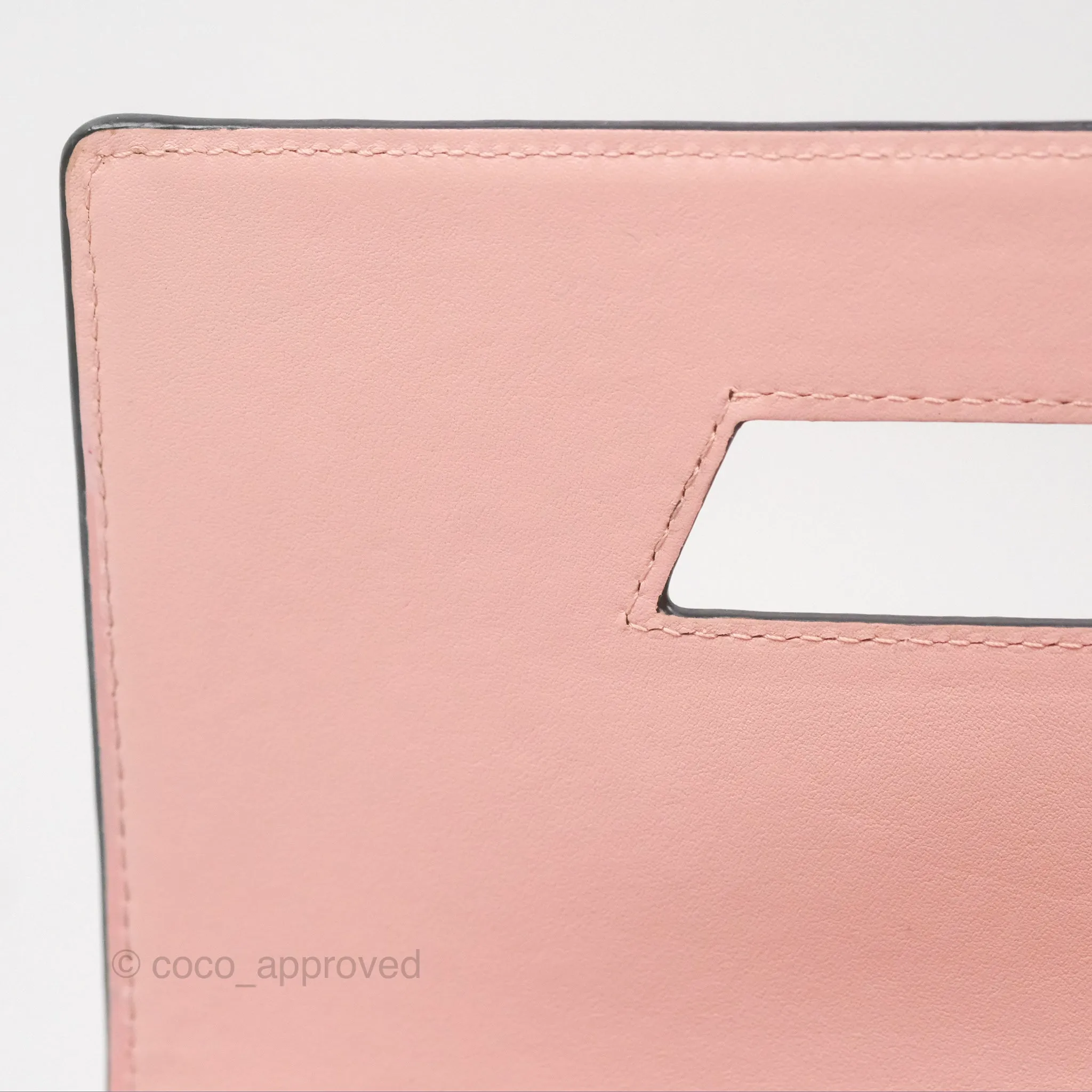 Loewe Small Barcelona Pink White Checkered Calfskin Silver Hardware