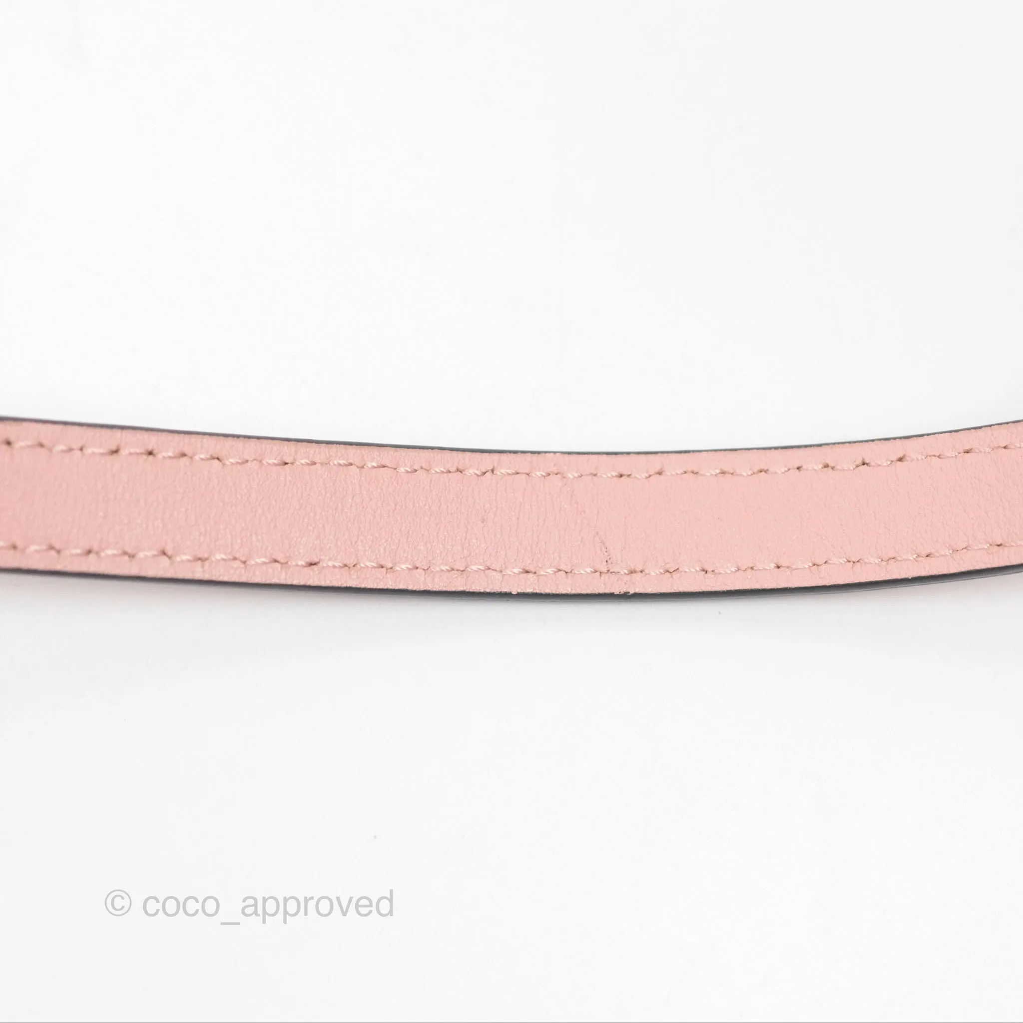 Loewe Small Barcelona Pink White Checkered Calfskin Silver Hardware
