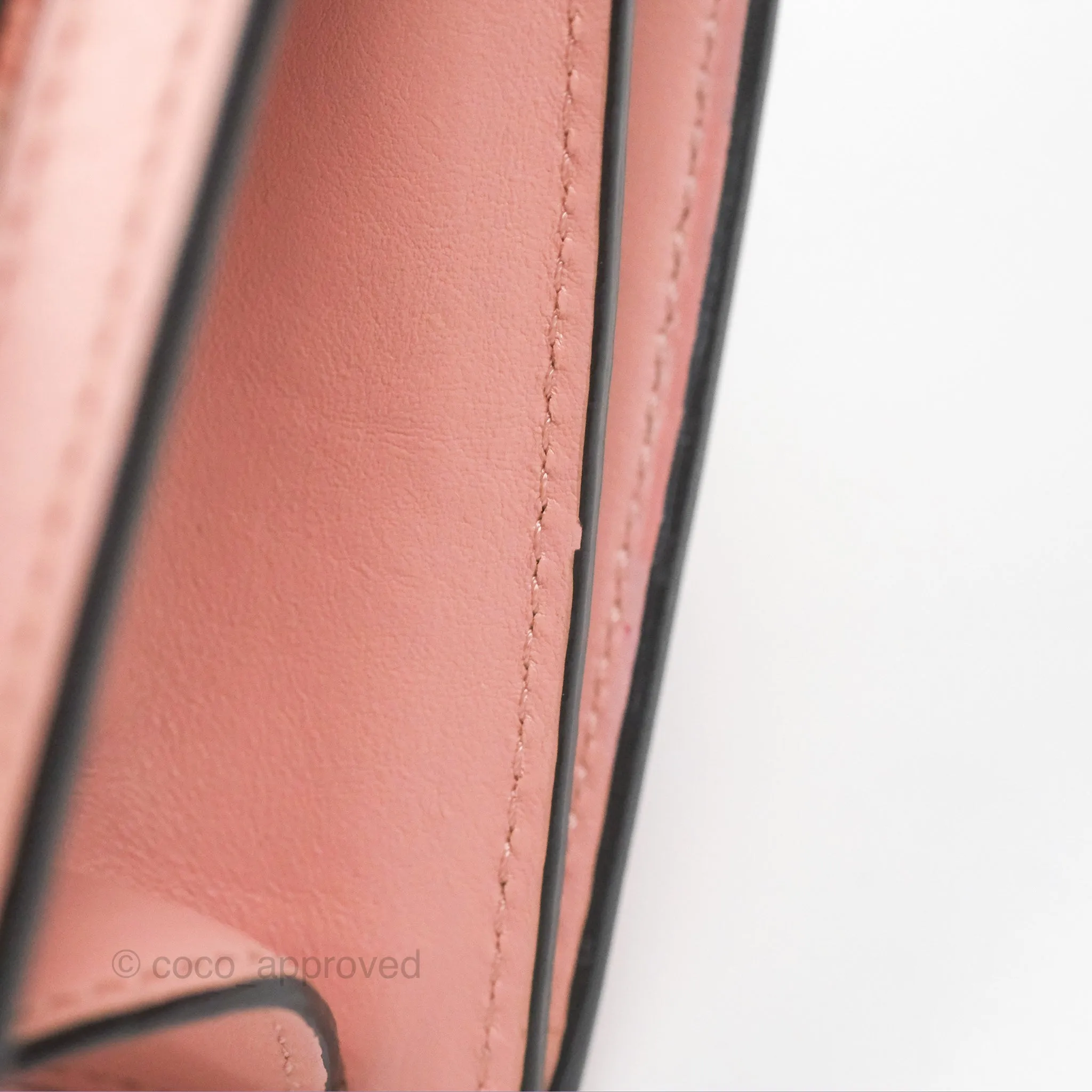 Loewe Small Barcelona Pink White Checkered Calfskin Silver Hardware