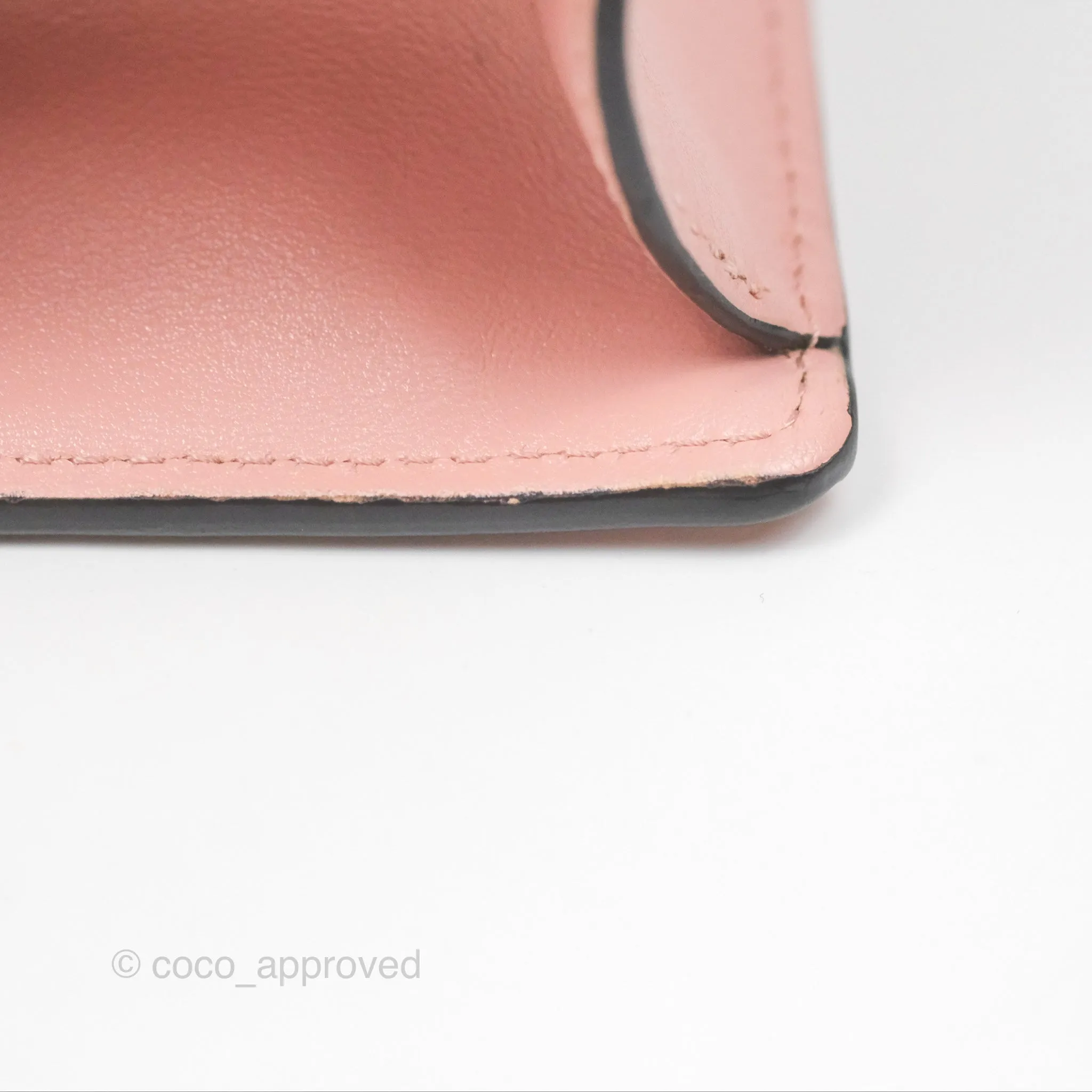 Loewe Small Barcelona Pink White Checkered Calfskin Silver Hardware