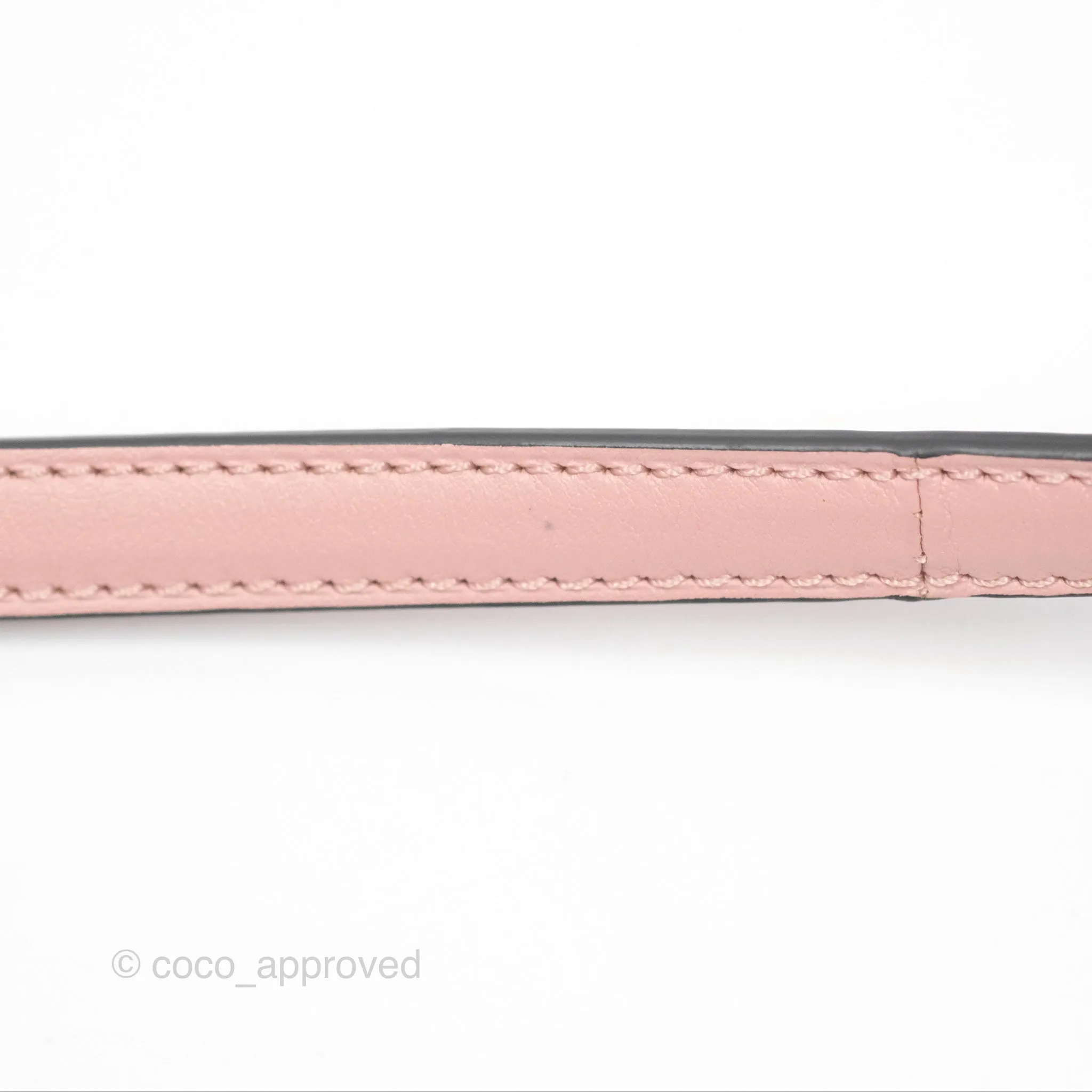 Loewe Small Barcelona Pink White Checkered Calfskin Silver Hardware
