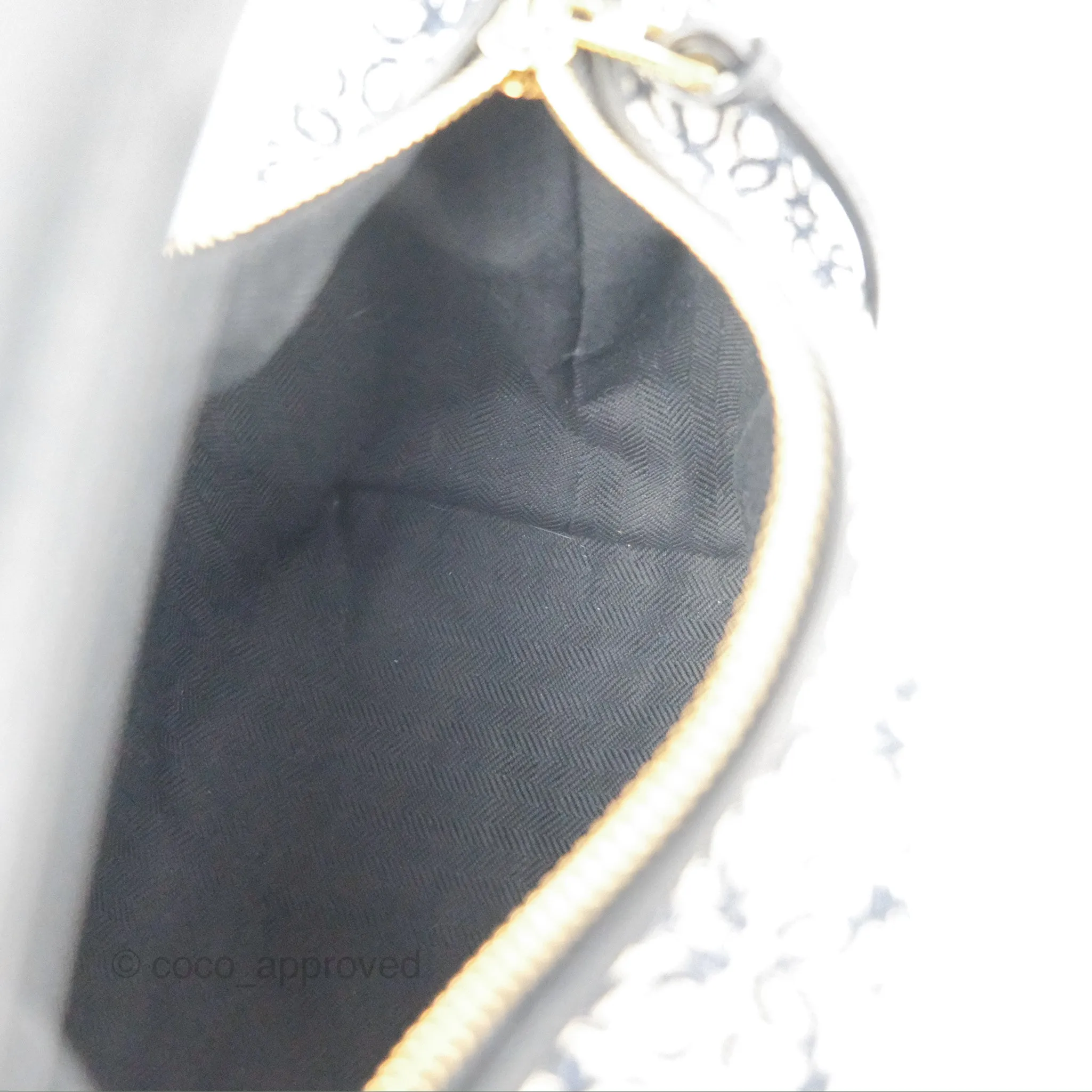 Loewe Small Cubi bag in Anagram Jacquard & Calfskin Navy/Black