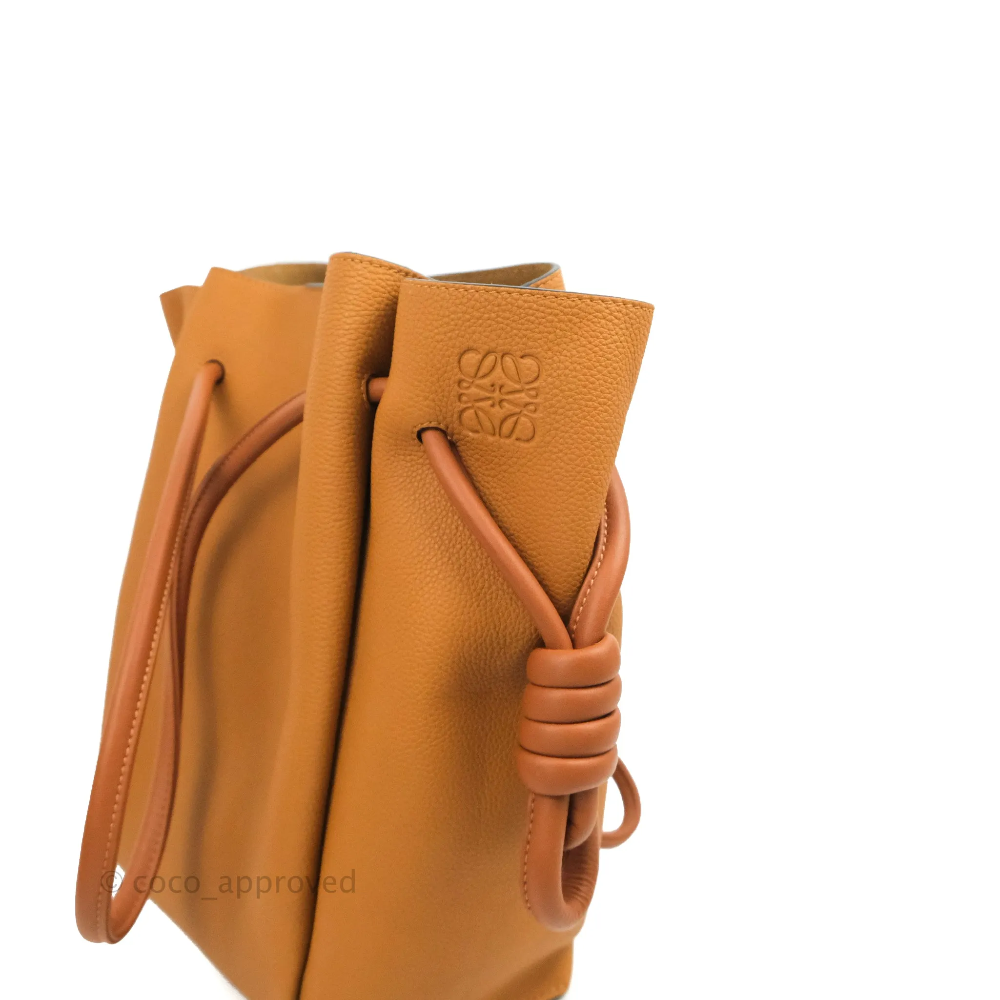 Loewe Small Flamenco Knot Bag Caramel Calfskin