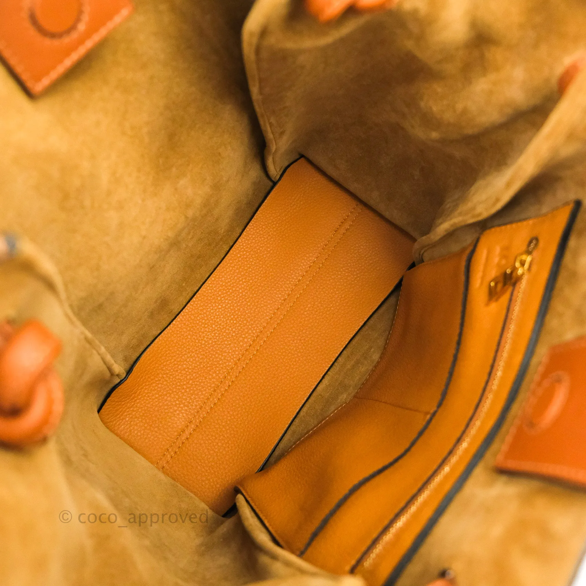 Loewe Small Flamenco Knot Bag Caramel Calfskin