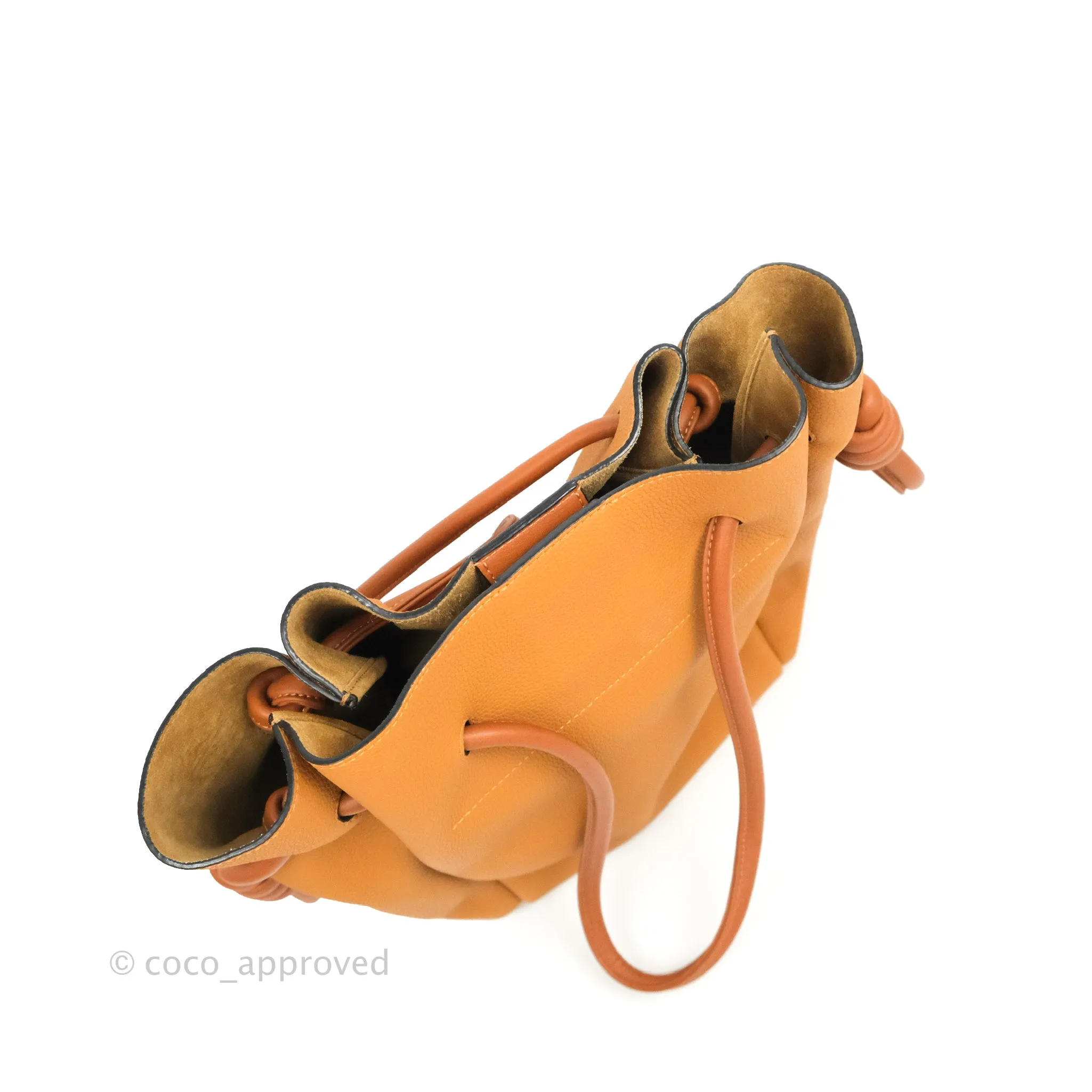 Loewe Small Flamenco Knot Bag Caramel Calfskin