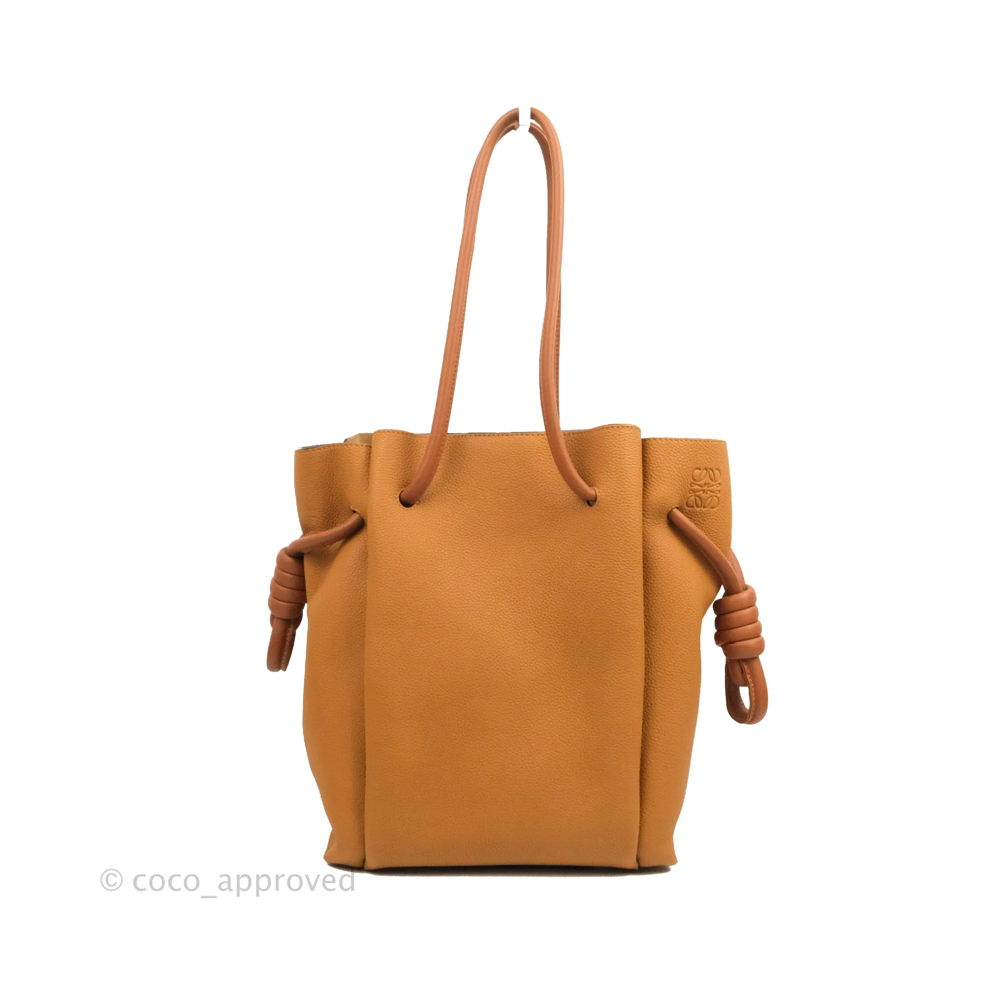 Loewe Small Flamenco Knot Bag Caramel Calfskin