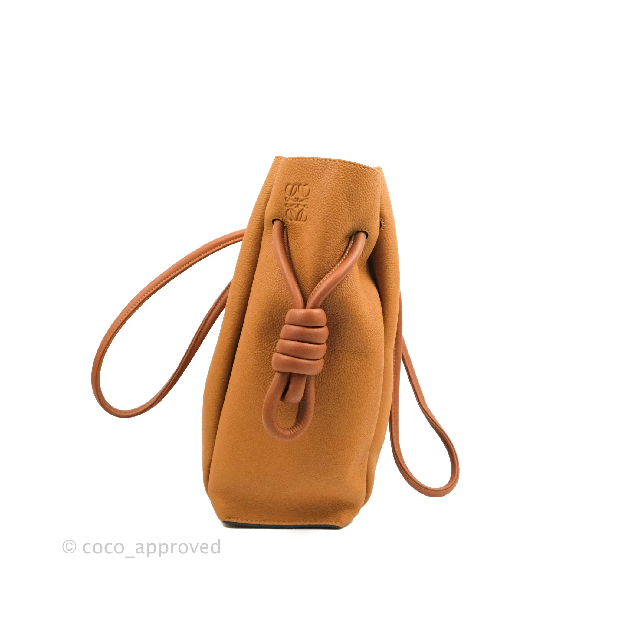 Loewe Small Flamenco Knot Bag Caramel Calfskin