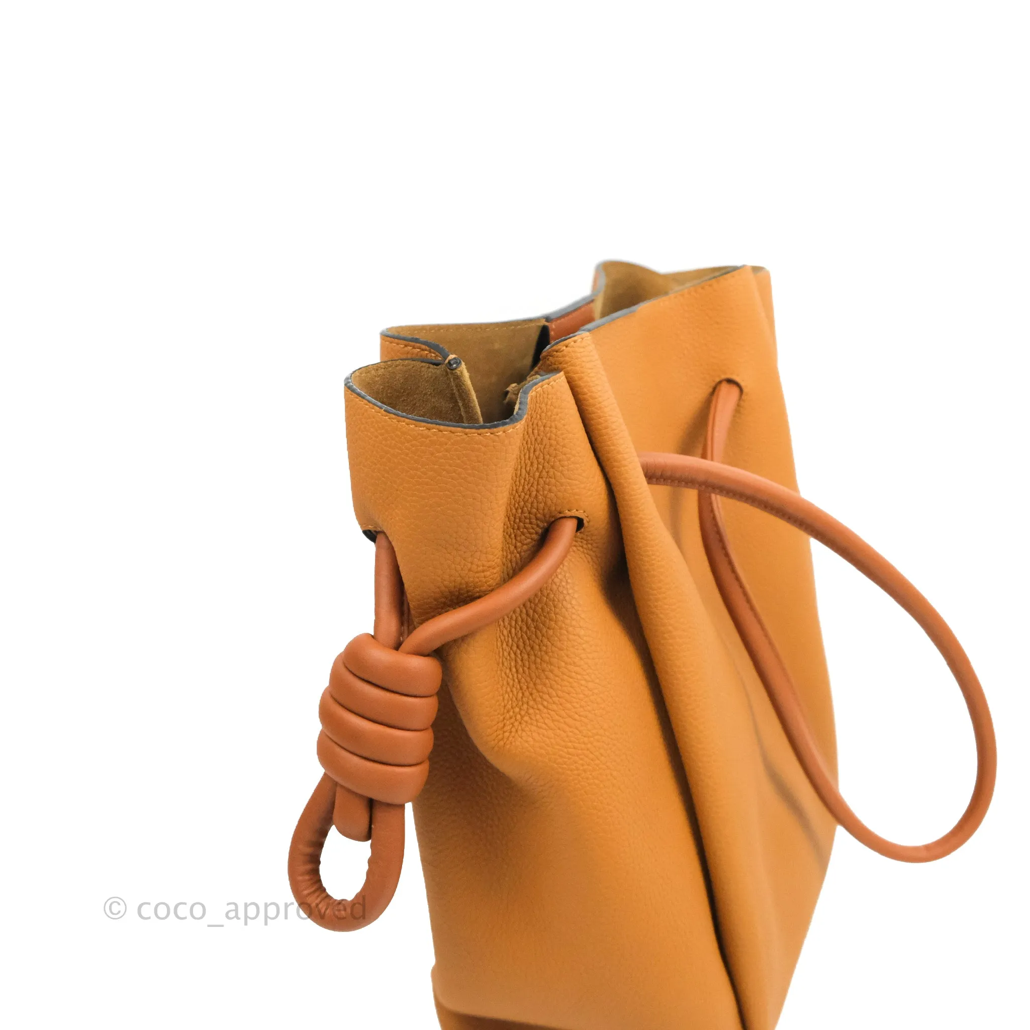 Loewe Small Flamenco Knot Bag Caramel Calfskin