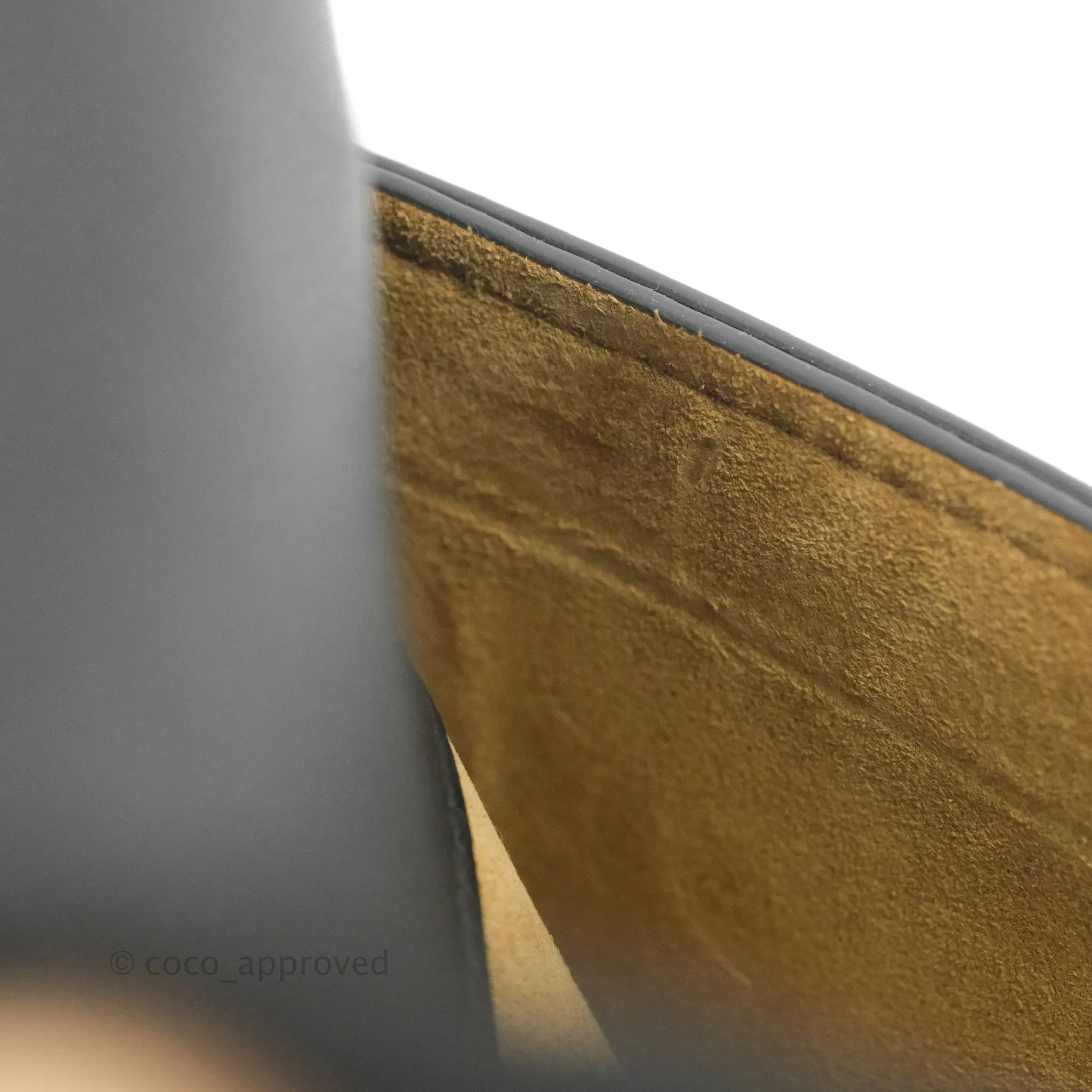 Loewe Small Gate Bag Black/Pecan Grained Calfskin