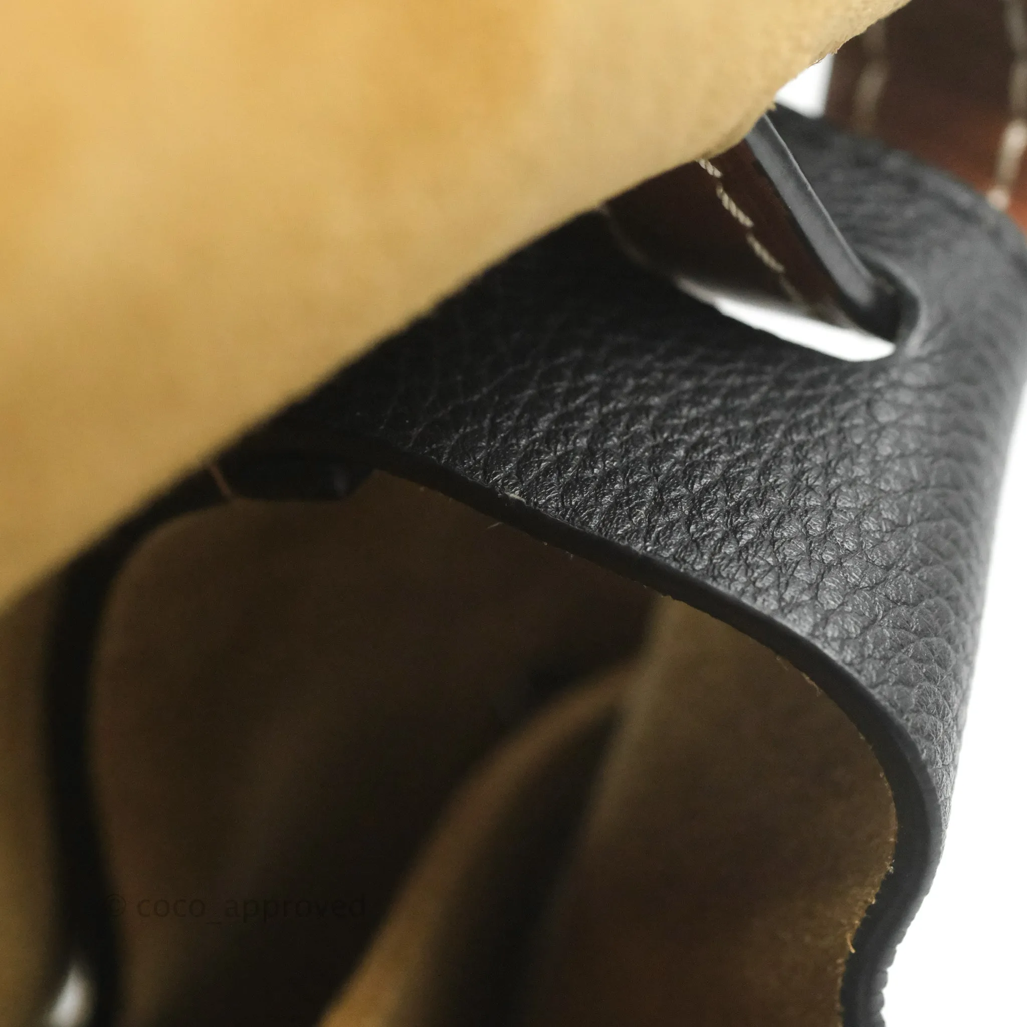 Loewe Small Gate Bag Black/Pecan Grained Calfskin