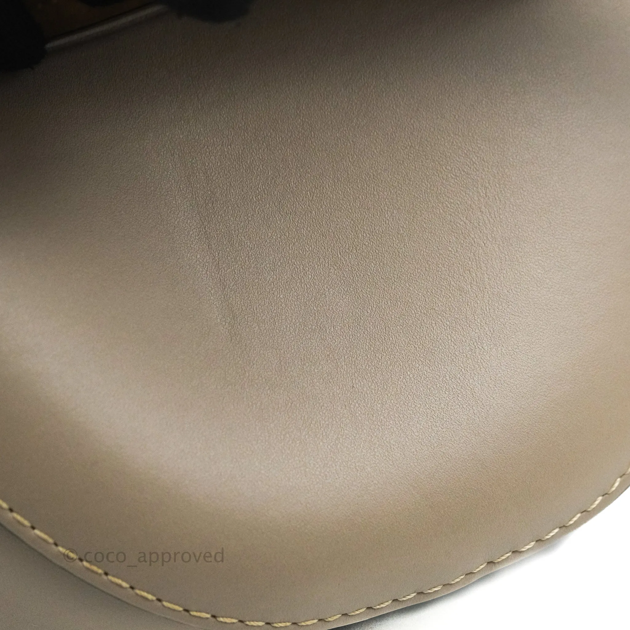 Loewe Small Gate Bag Smooth Calfskin Amber/Light Grey/Rust