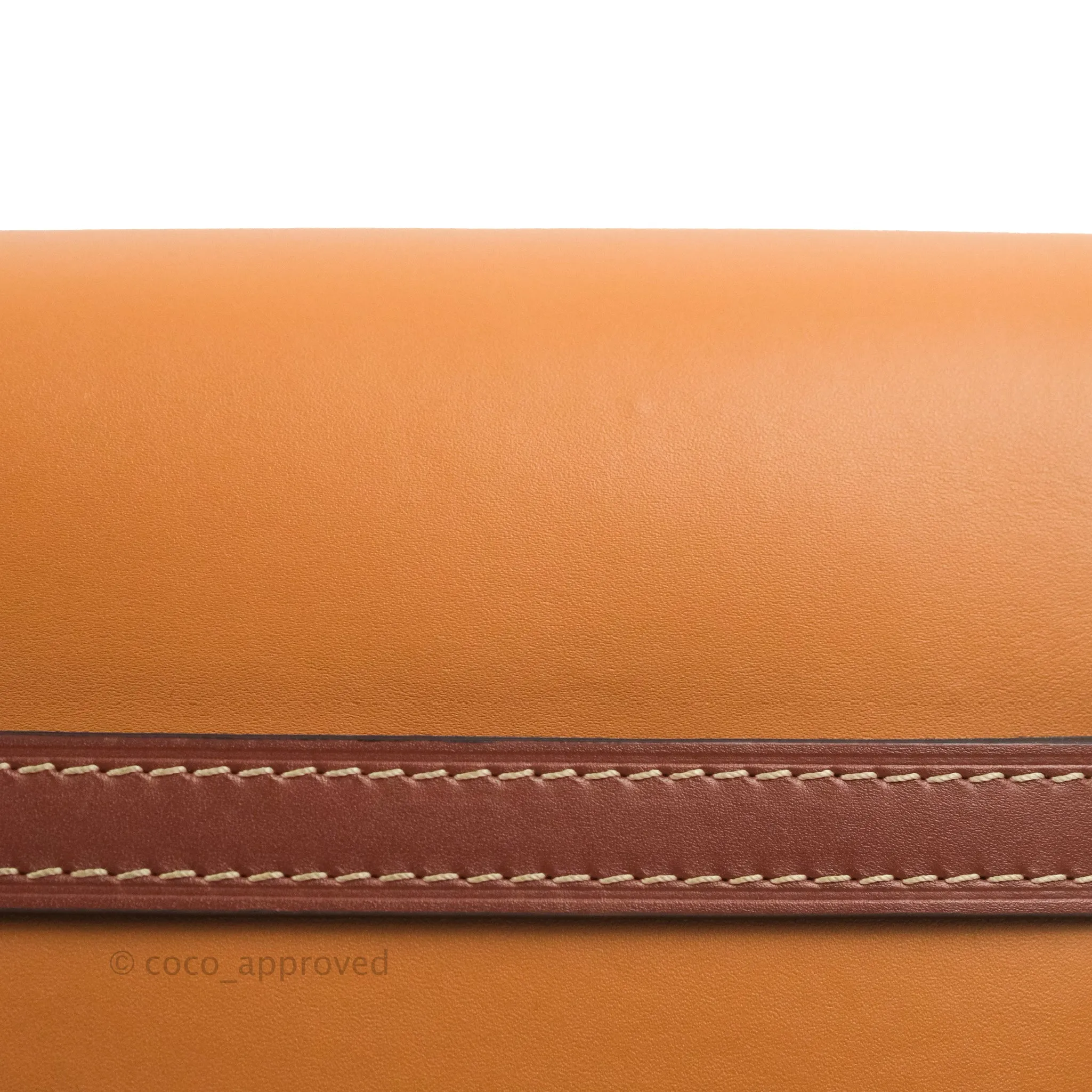 Loewe Small Gate Bag Smooth Calfskin Amber/Light Grey/Rust