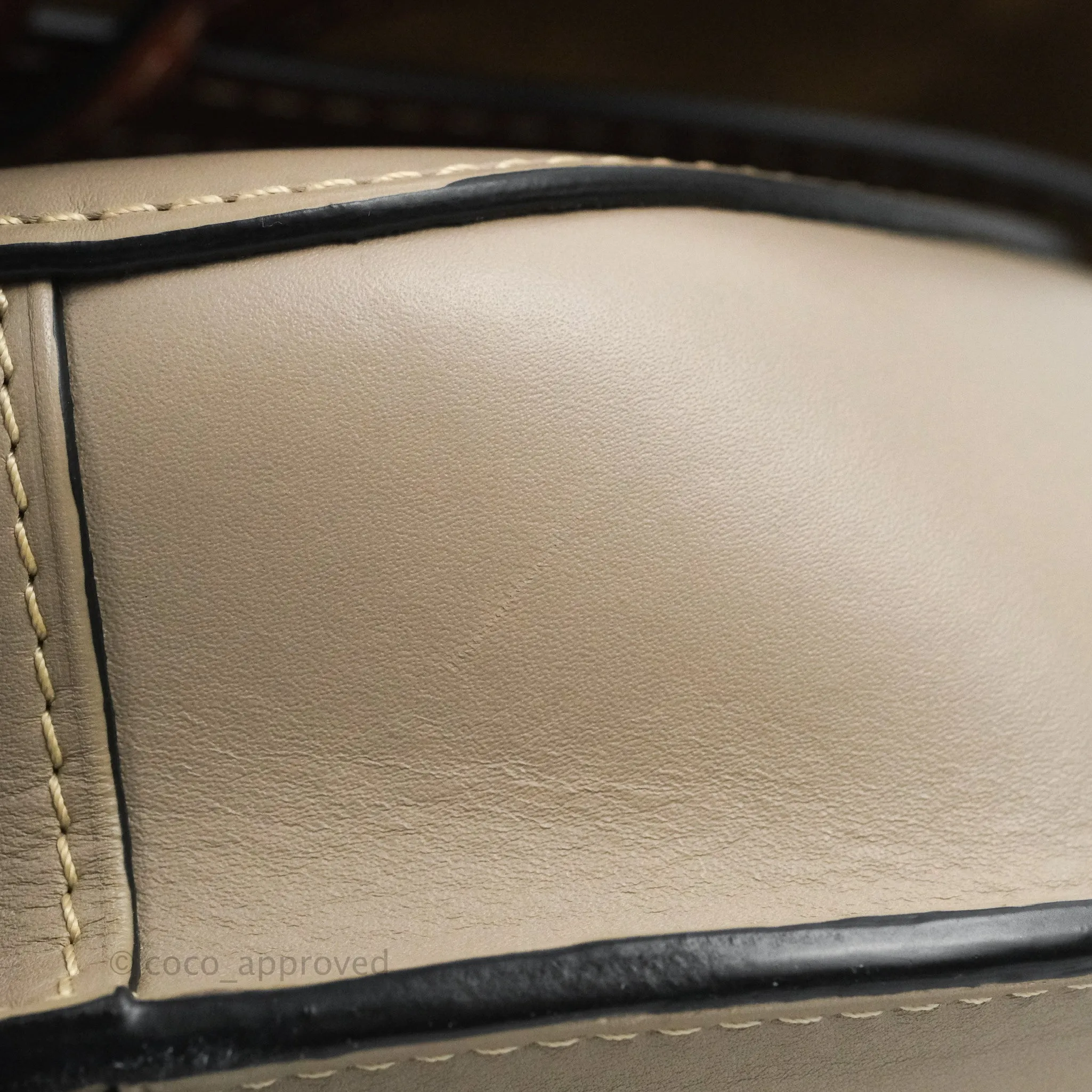 Loewe Small Gate Bag Smooth Calfskin Amber/Light Grey/Rust