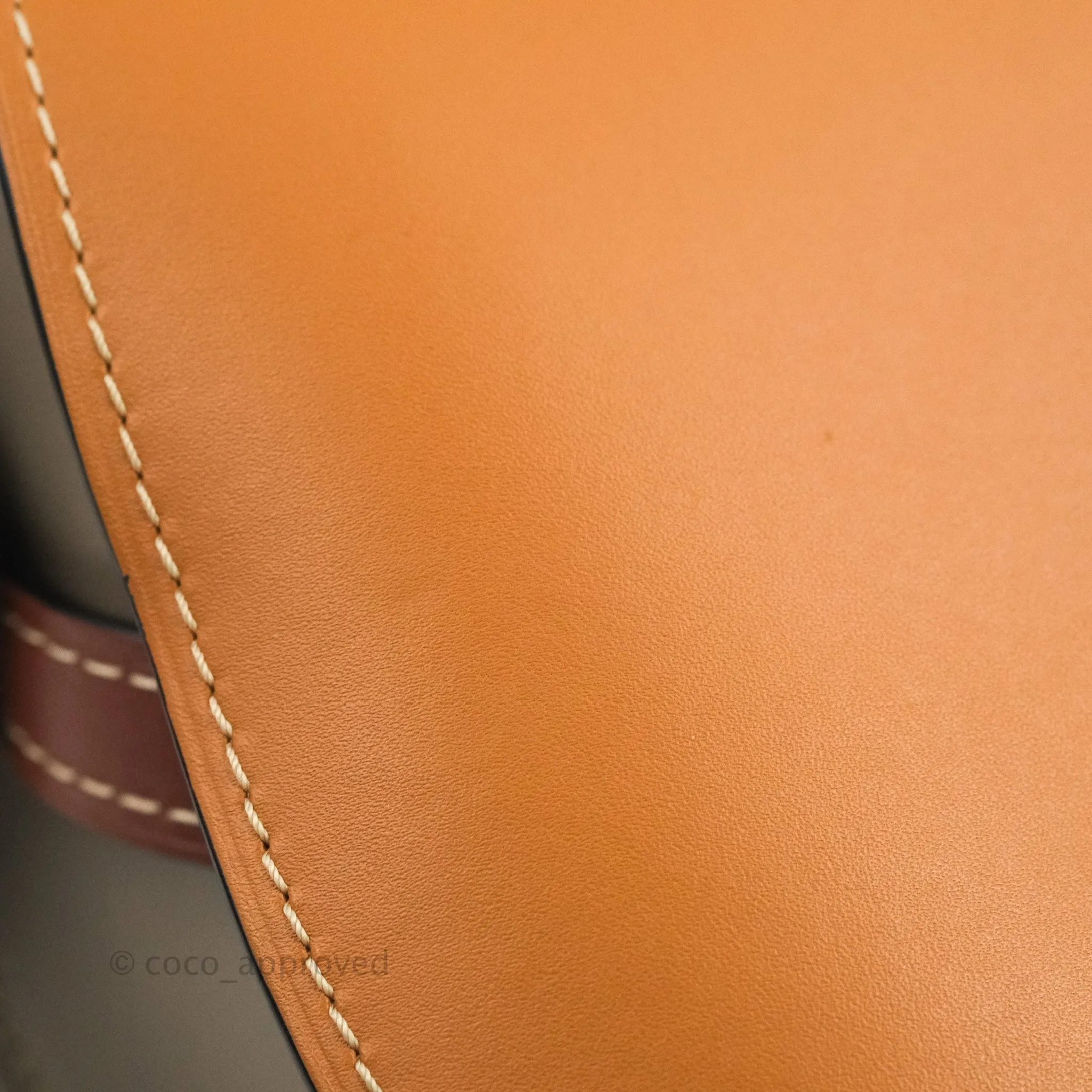 Loewe Small Gate Bag Smooth Calfskin Amber/Light Grey/Rust
