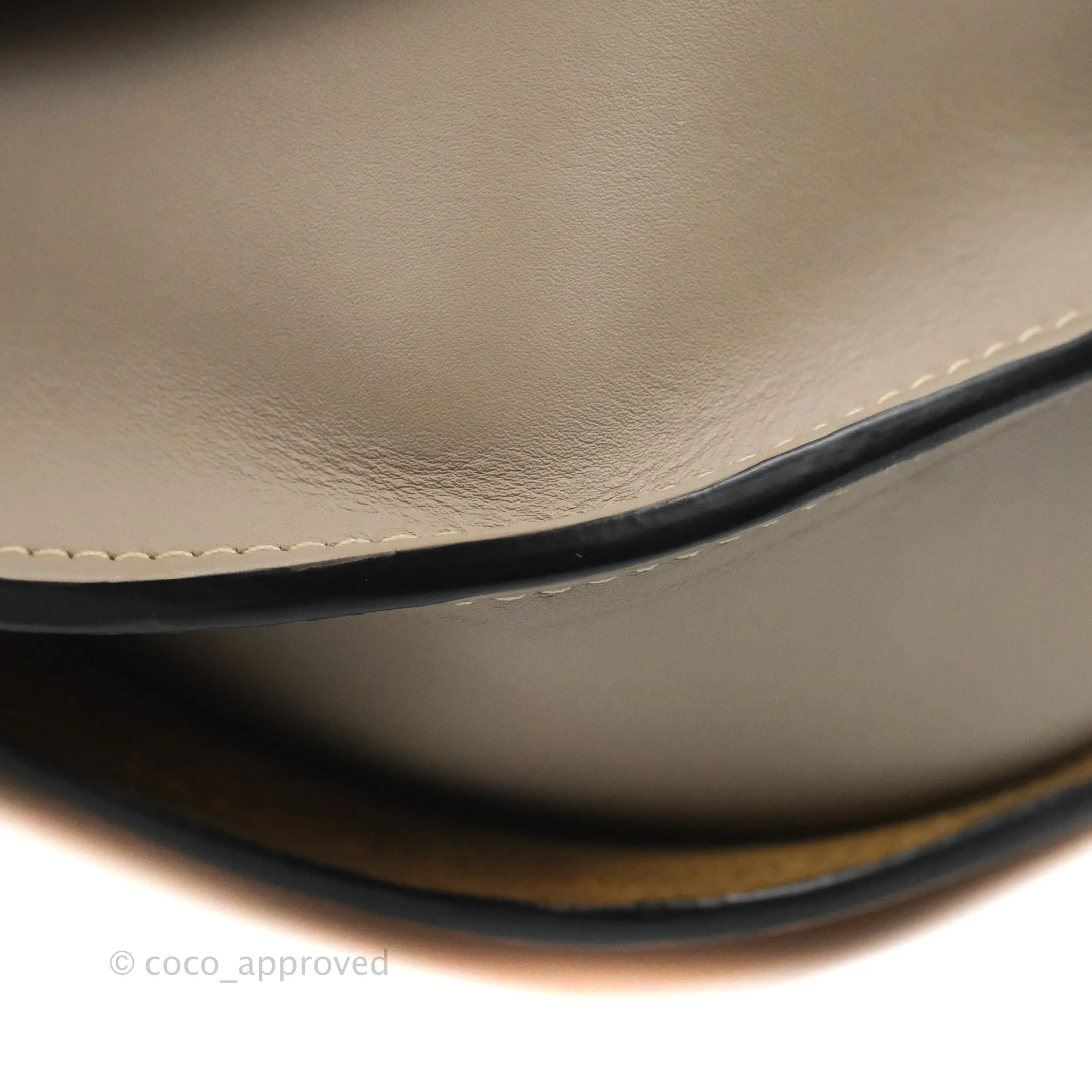 Loewe Small Gate Bag Smooth Calfskin Amber/Light Grey/Rust