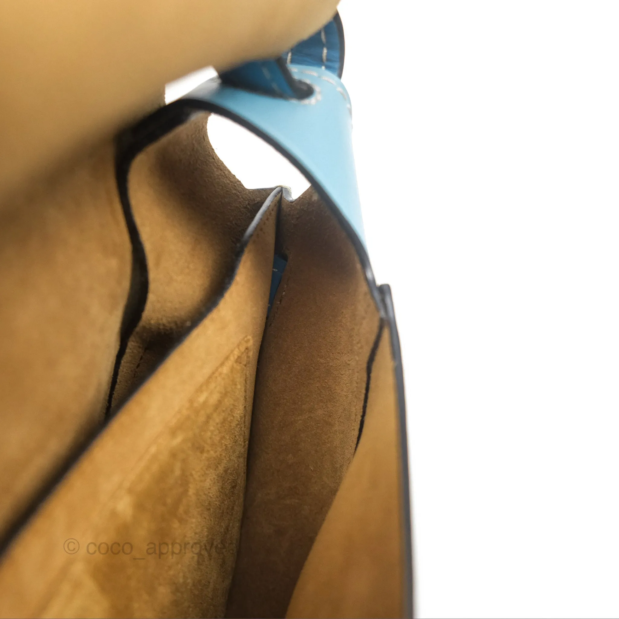 Loewe Small Gate Bag Smooth Calfskin in Black and Blue