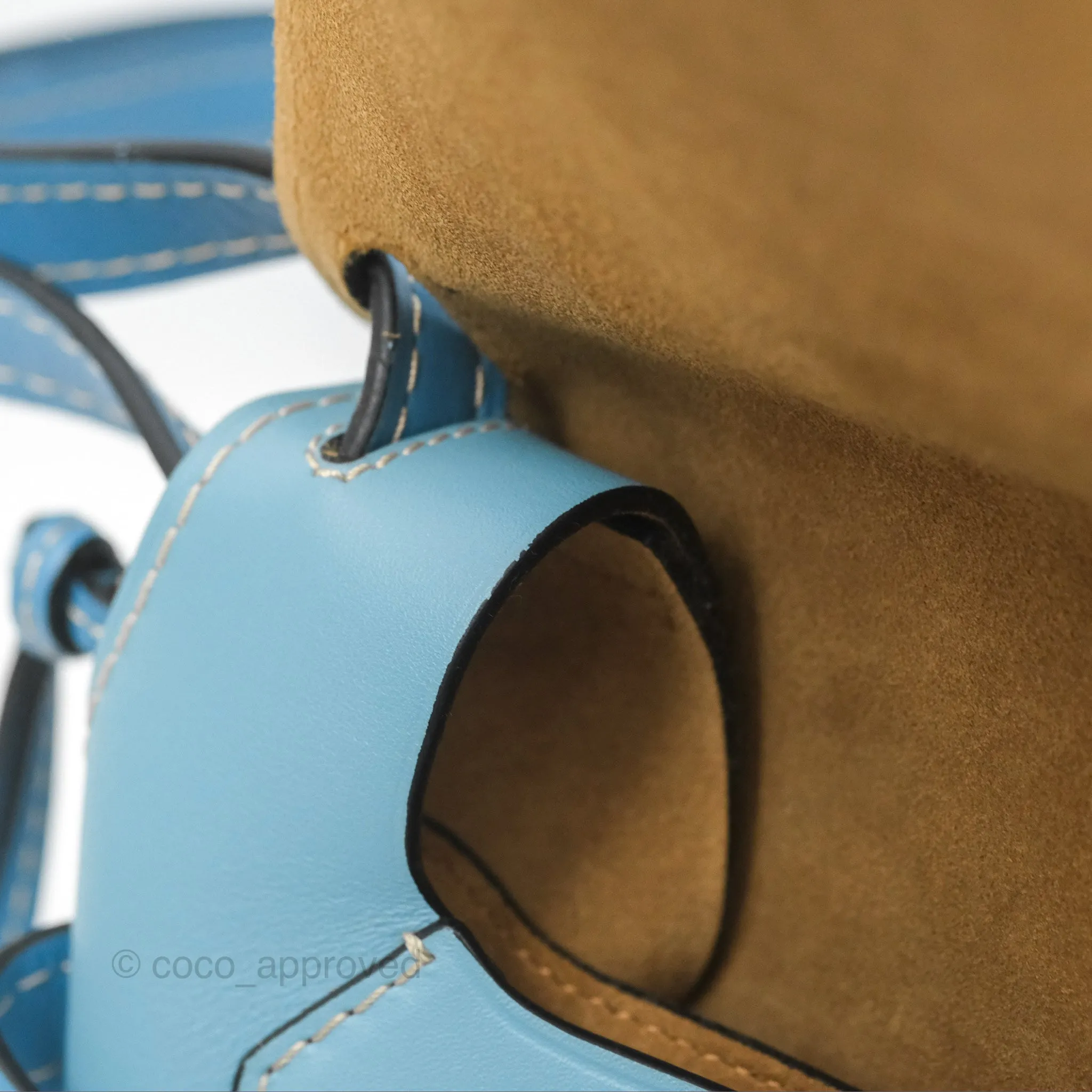 Loewe Small Gate Bag Smooth Calfskin in Black and Blue