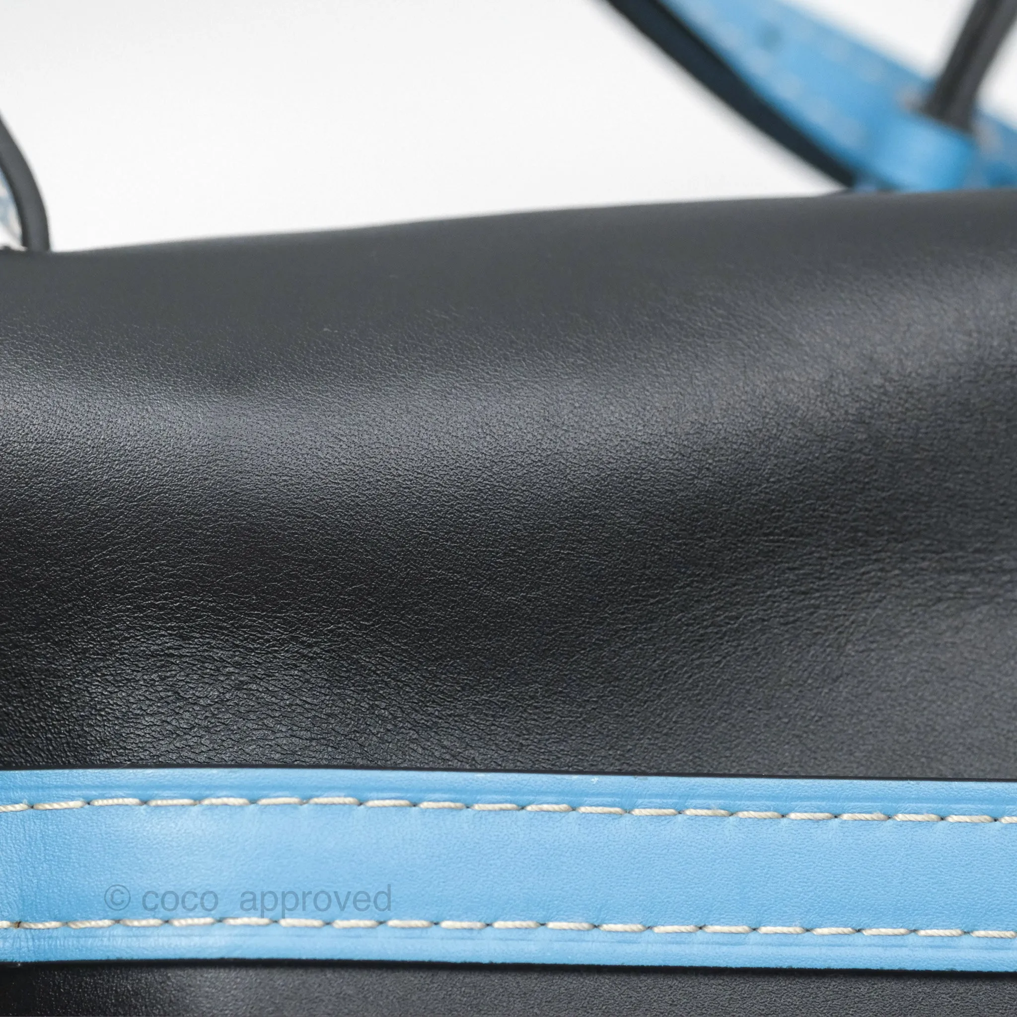 Loewe Small Gate Bag Smooth Calfskin in Black and Blue