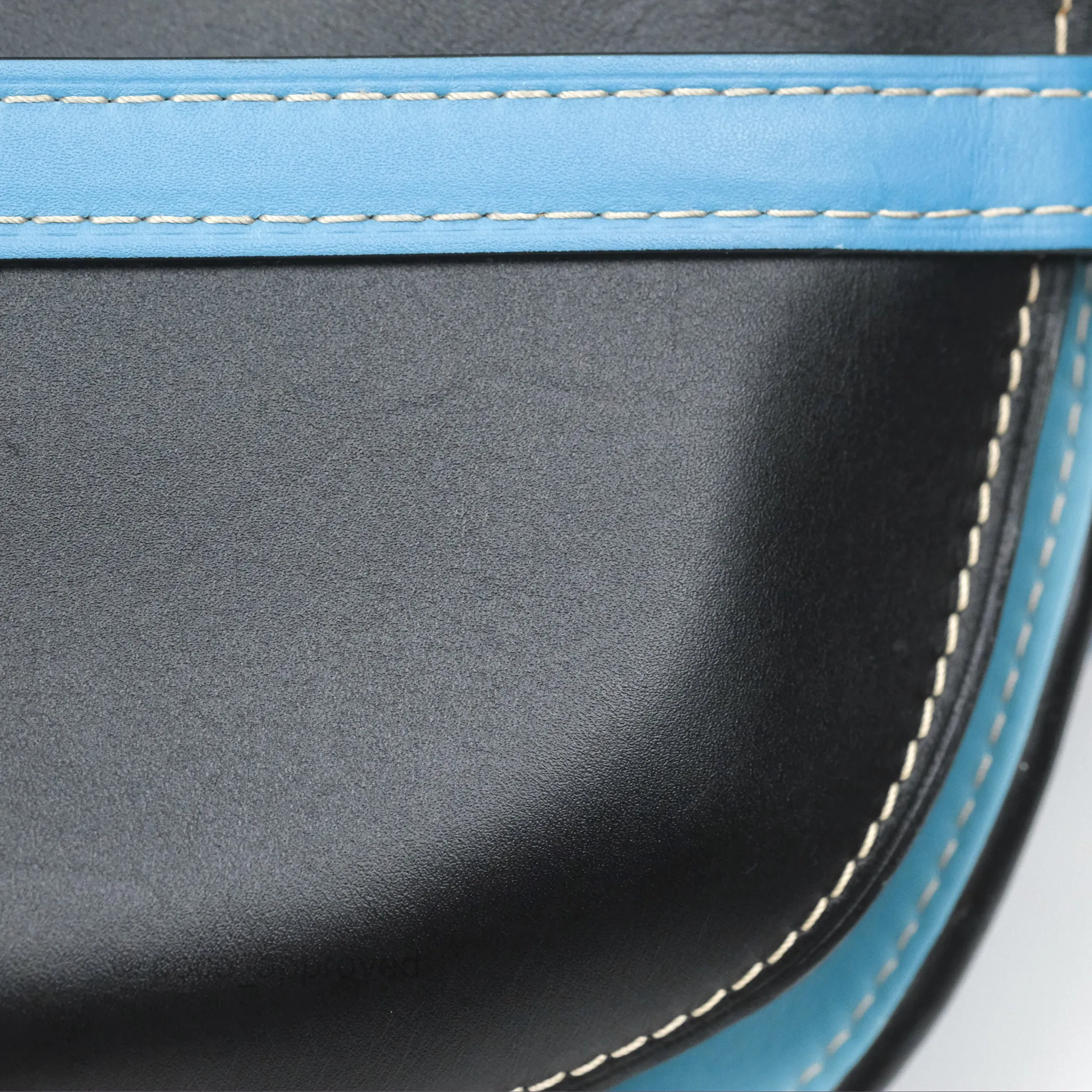 Loewe Small Gate Bag Smooth Calfskin in Black and Blue