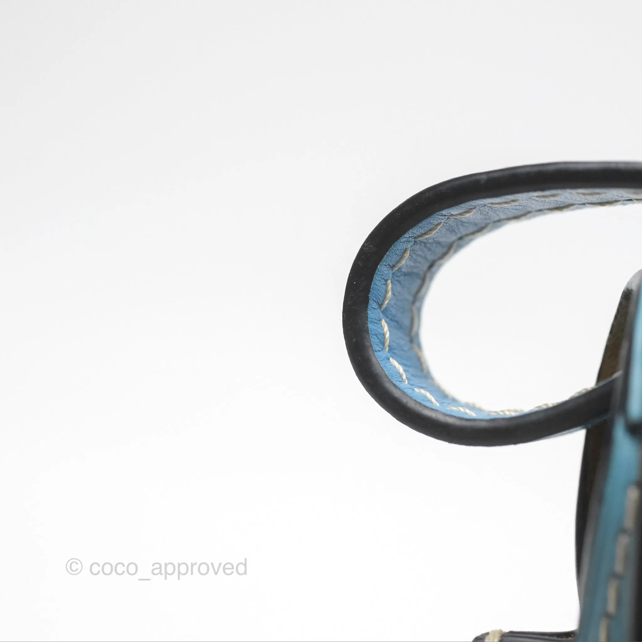 Loewe Small Gate Bag Smooth Calfskin in Black and Blue