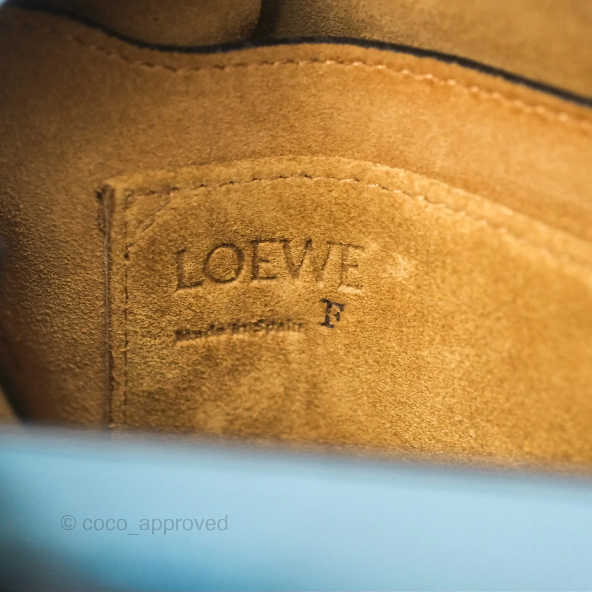 Loewe Small Gate Bag Smooth Calfskin in Black and Blue