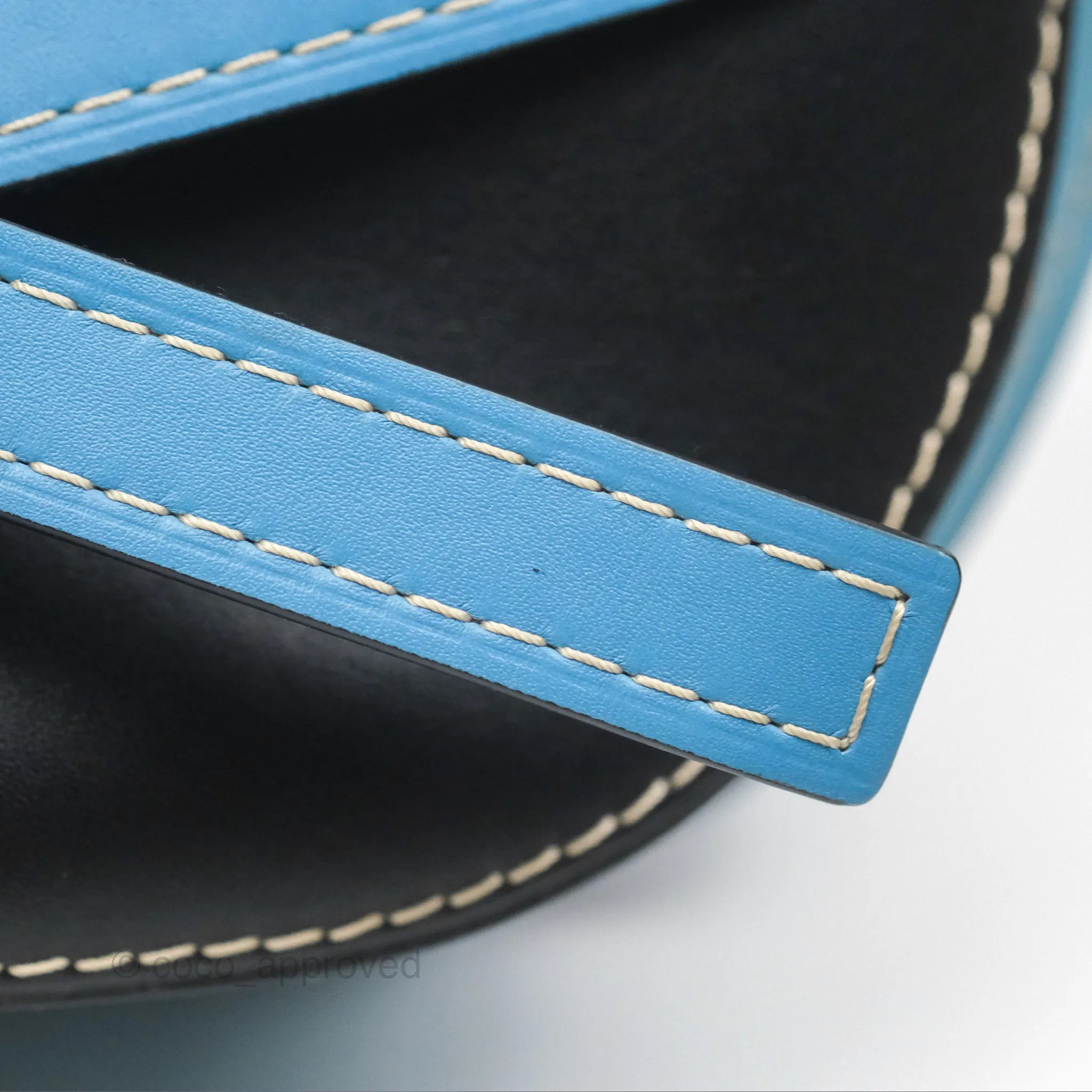 Loewe Small Gate Bag Smooth Calfskin in Black and Blue