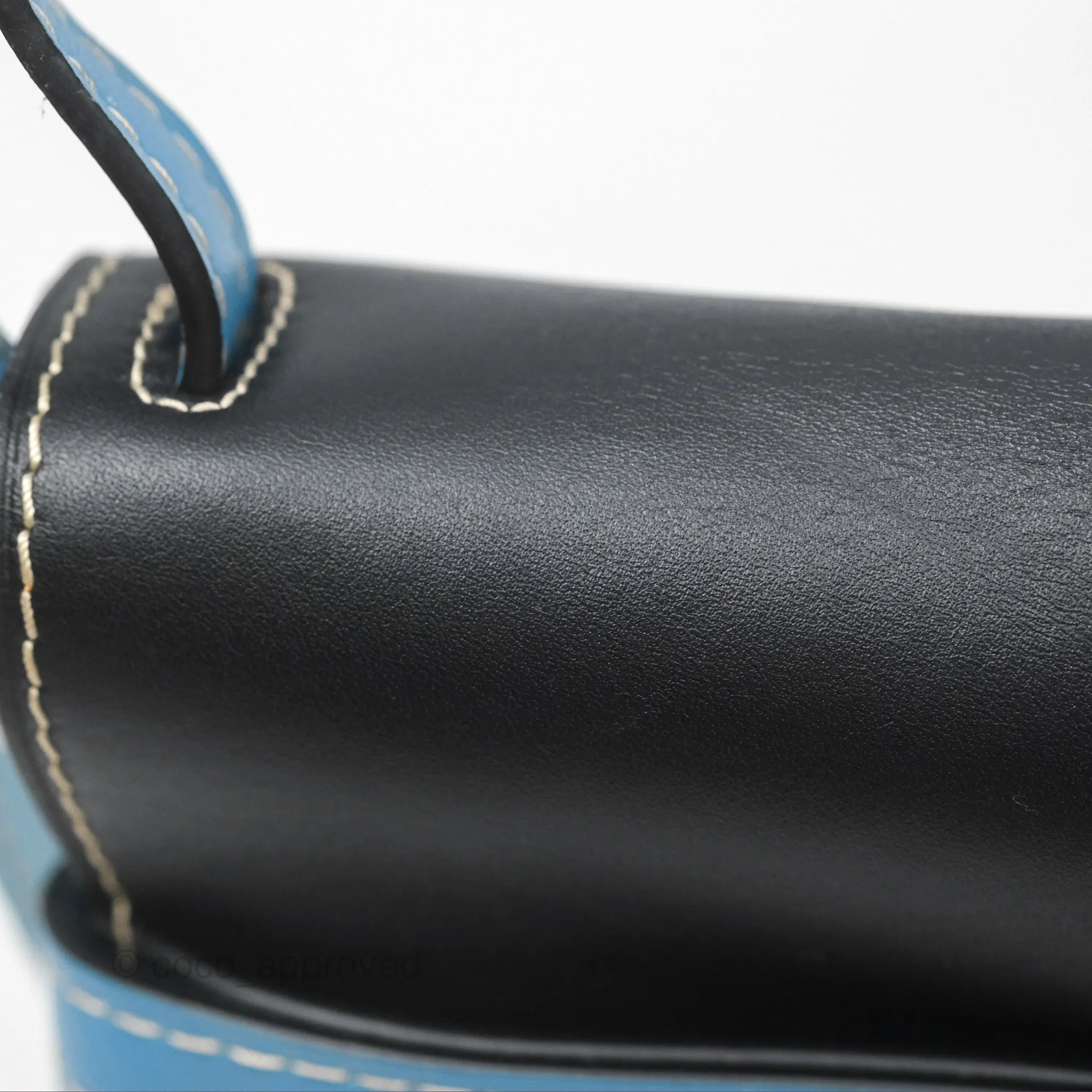 Loewe Small Gate Bag Smooth Calfskin in Black and Blue