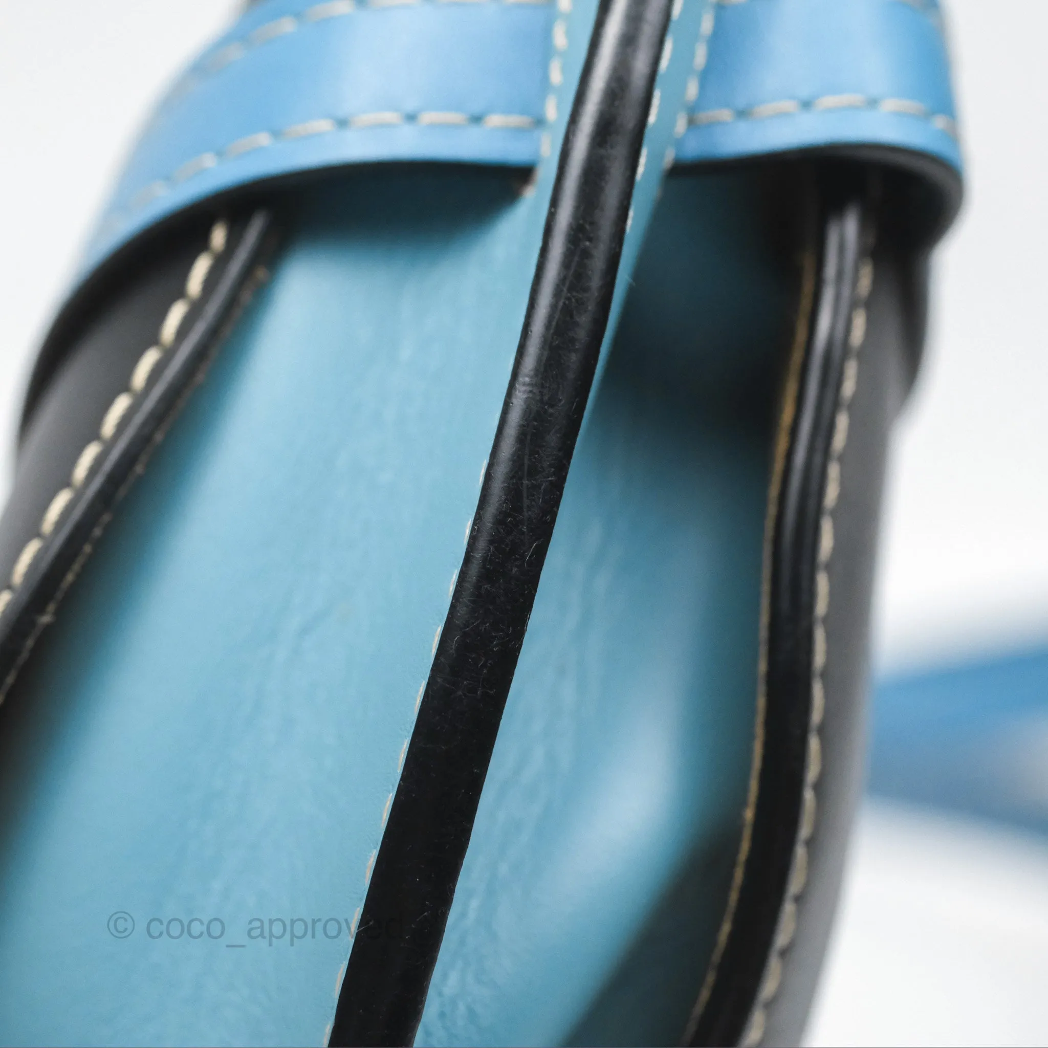 Loewe Small Gate Bag Smooth Calfskin in Black and Blue