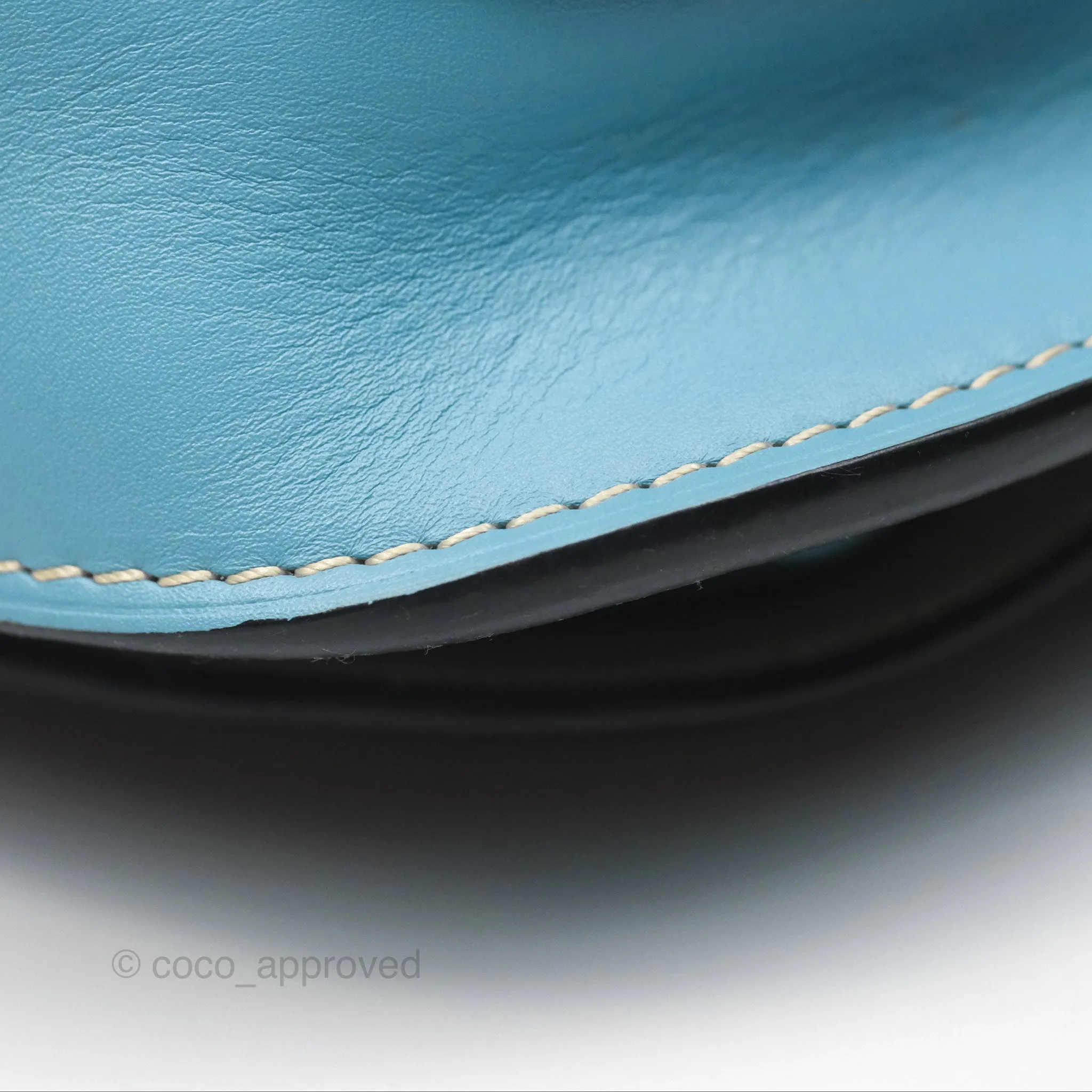 Loewe Small Gate Bag Smooth Calfskin in Black and Blue