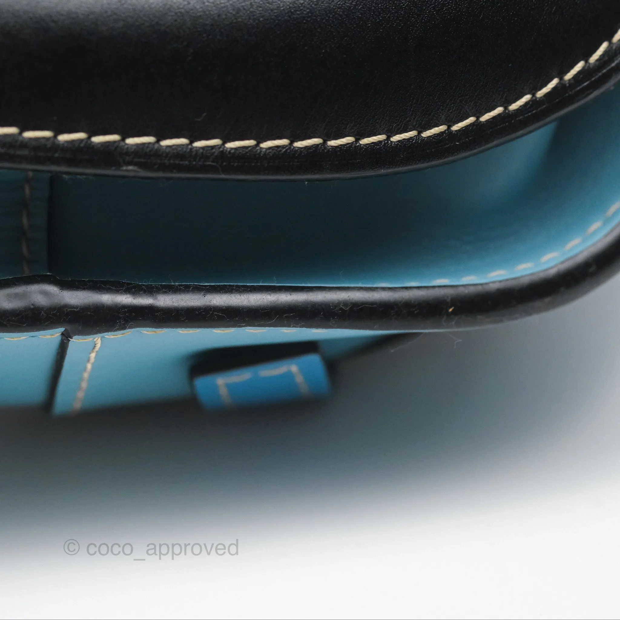 Loewe Small Gate Bag Smooth Calfskin in Black and Blue