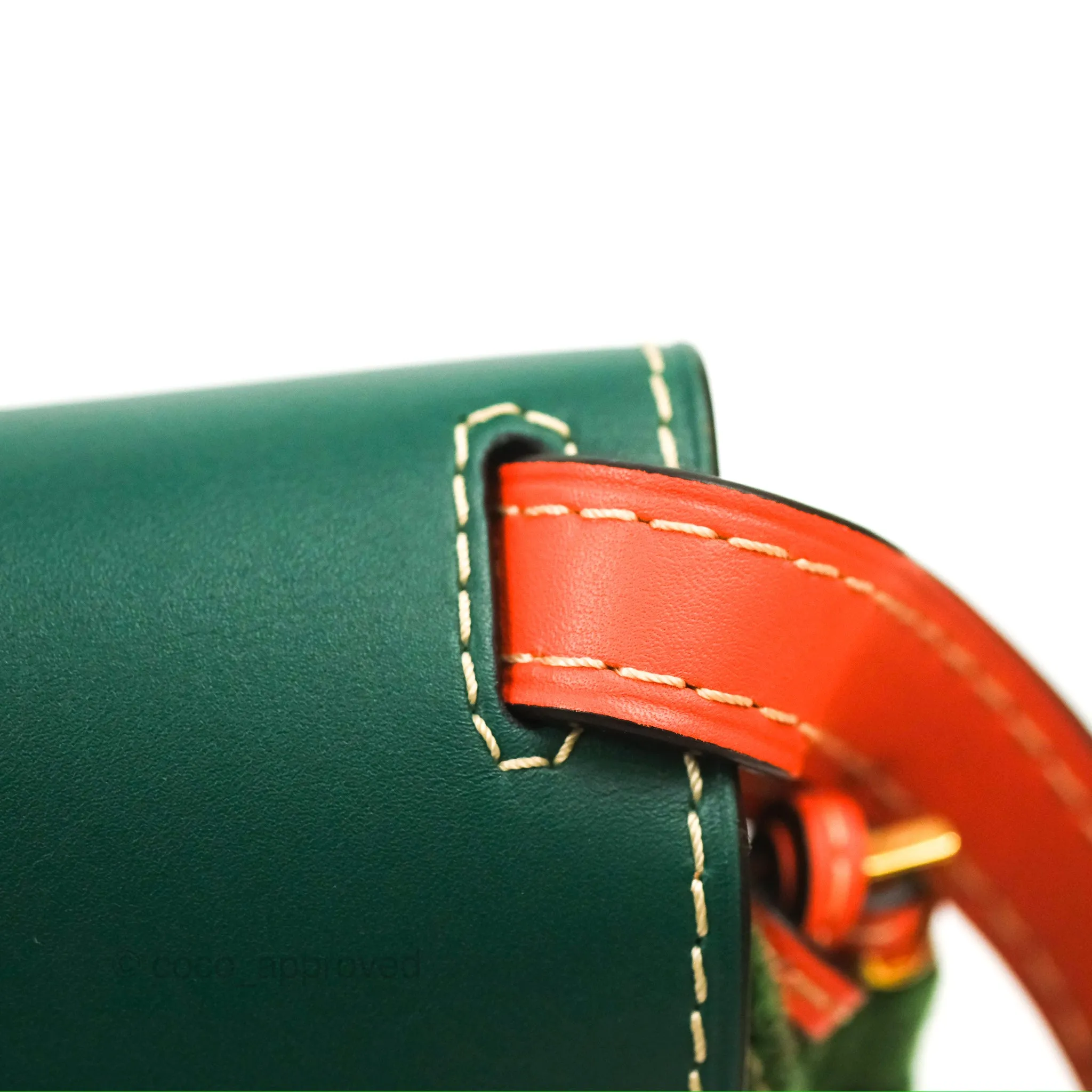 Loewe Small Gate Bag Smooth Calfskin in Green