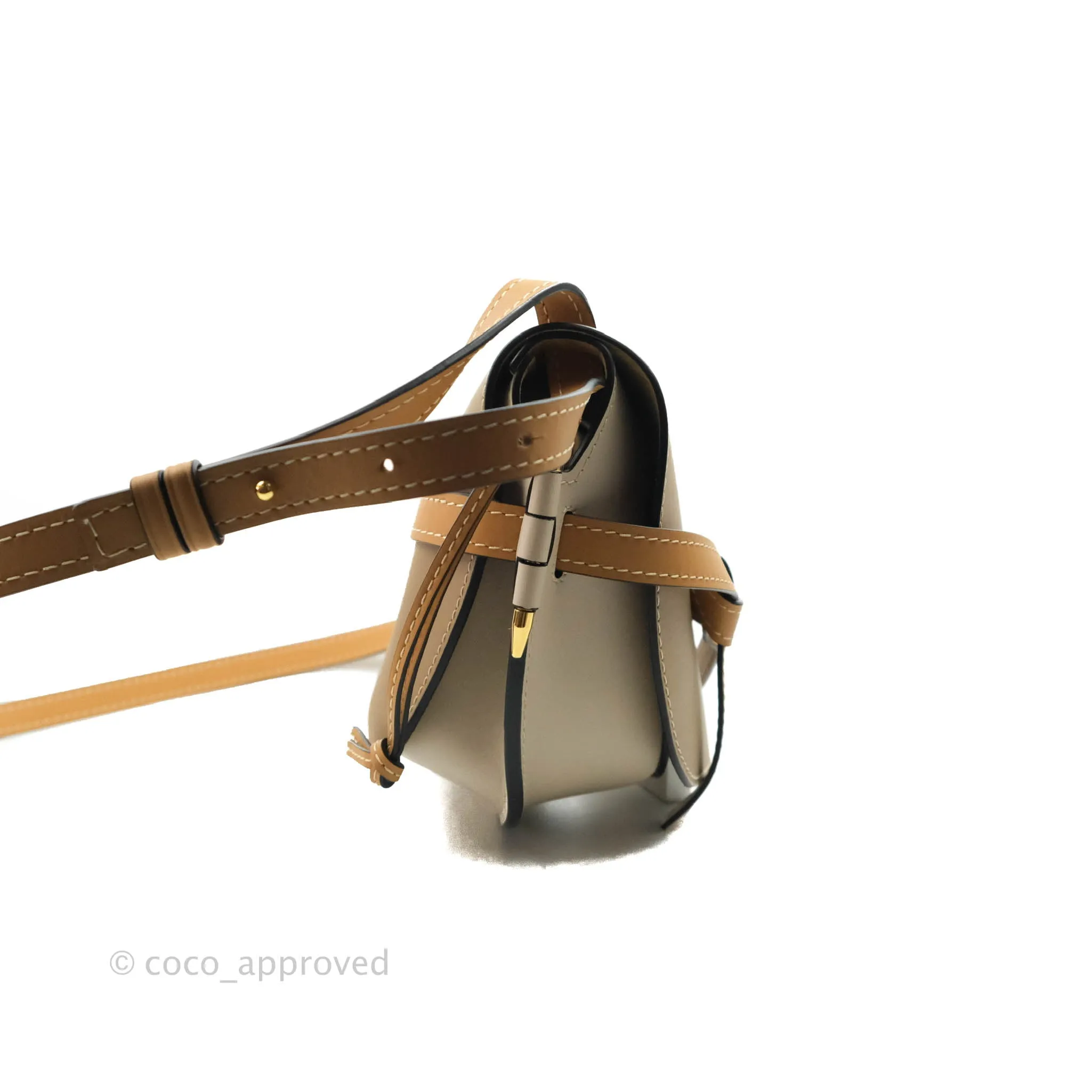 Loewe Small Gate Bag Smooth Calfskin in Rust