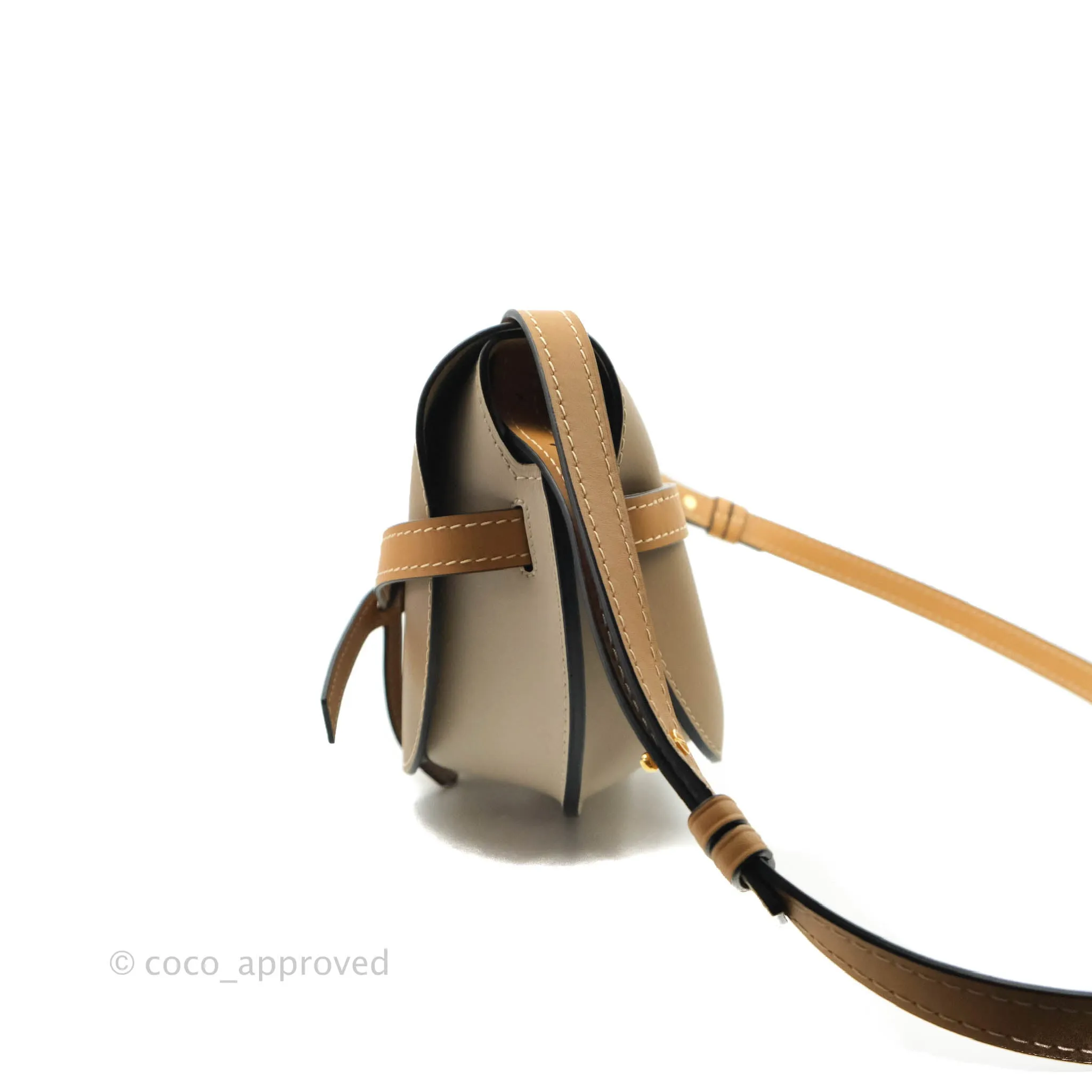 Loewe Small Gate Bag Smooth Calfskin in Rust